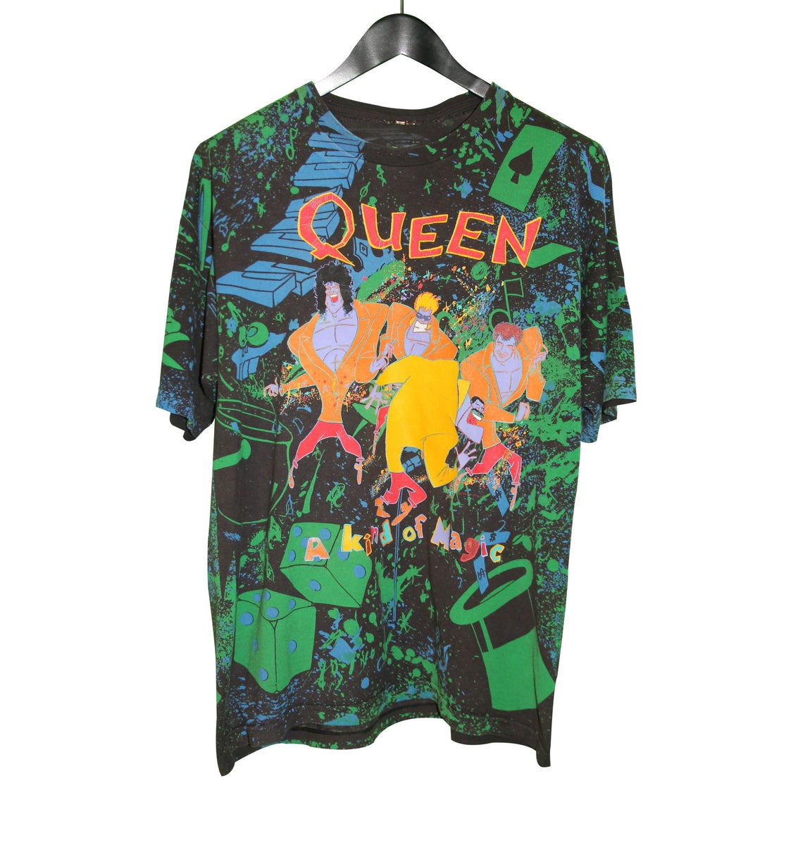 Queen 1986 A Kind Of Magic Shirt – Faded AU