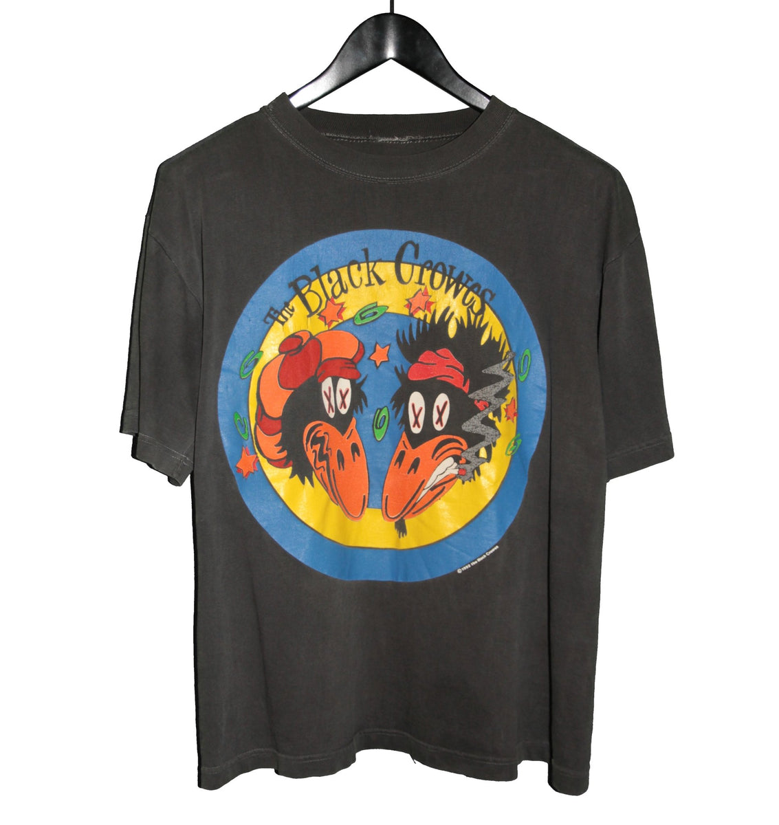 The Black Crowes 1992 High as the Moon Tour Shirt – Faded AU