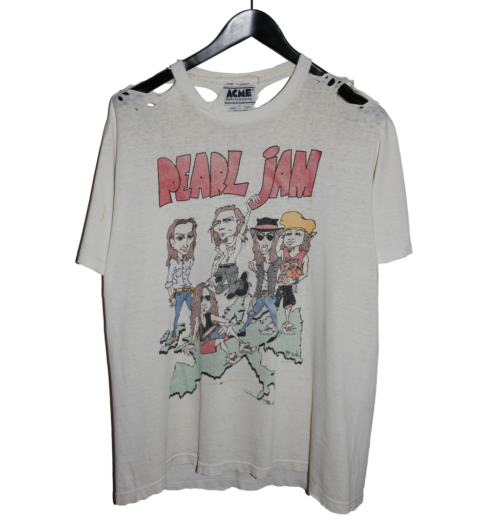 Pearl Jam 1992 World Jam Tour Shirt