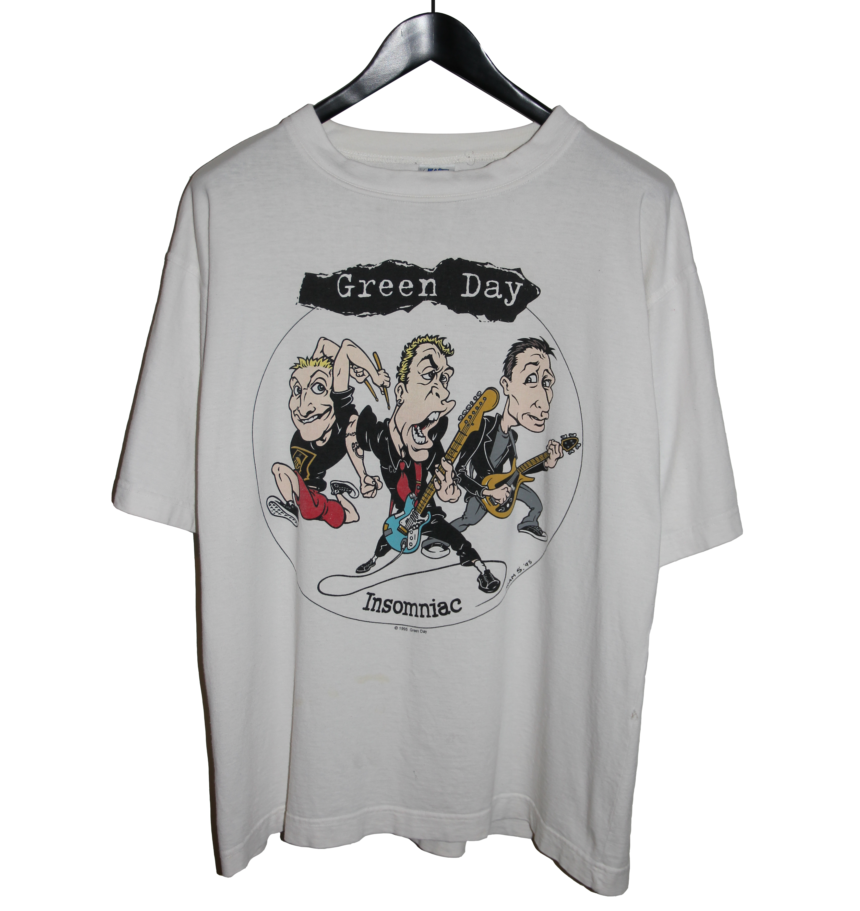 Green Day 1995/96 Insomniac World Tour Shirt