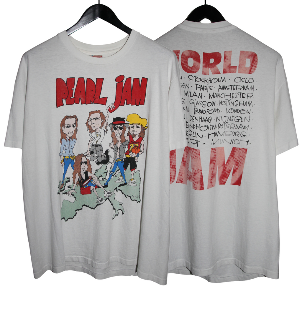 Pearl Jam 1992 World Jam Tour Shirt