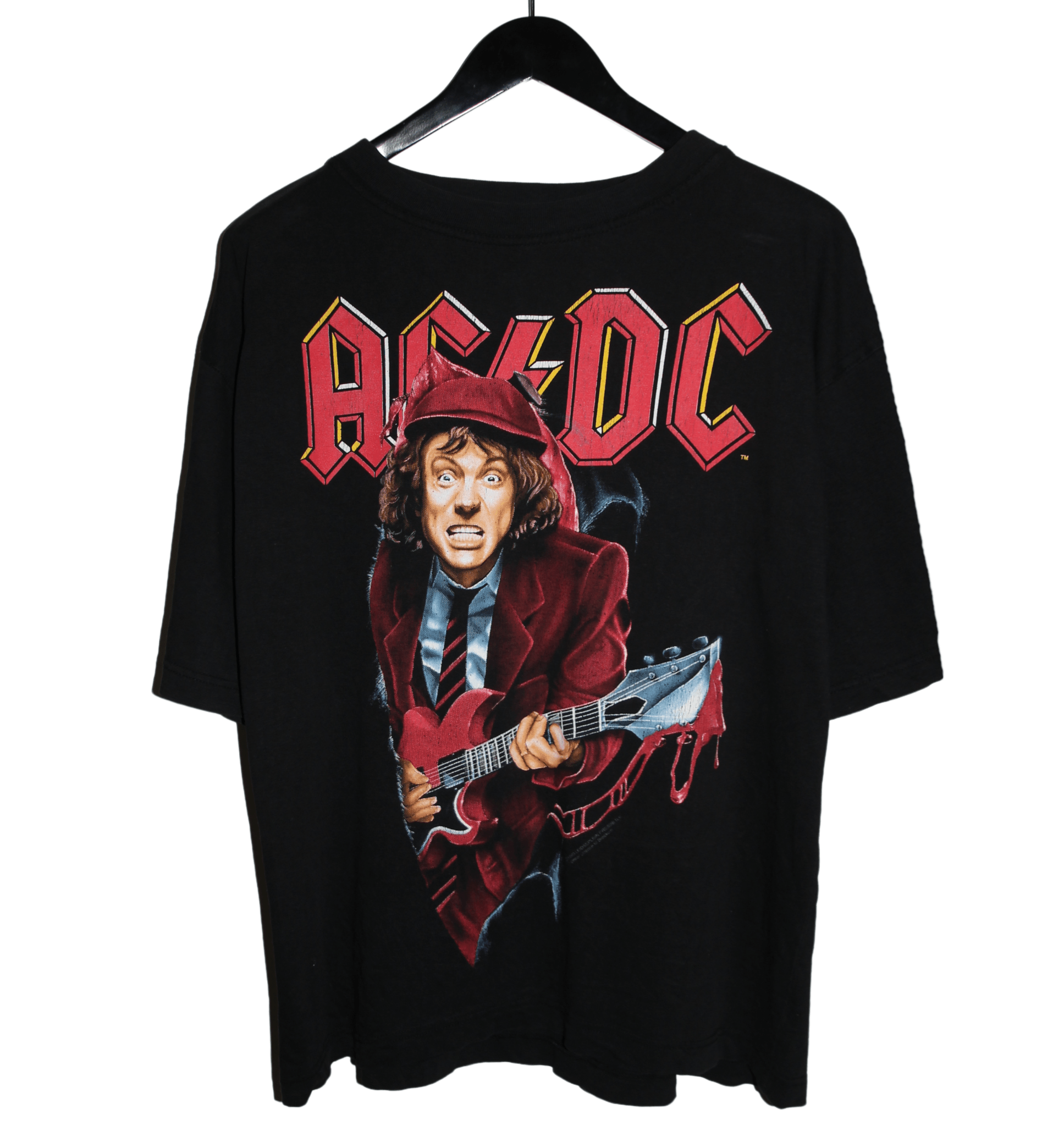 ACDC 1993 Angus Young Worldwide Tour Shirt - Faded AU