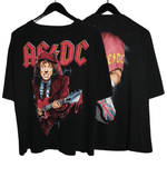 ACDC 1993 Angus Young Worldwide Tour Shirt - Faded AU