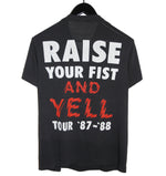 Alice Cooper 1987 Raise Your Fist And Yell Tour Shirt - Faded AU