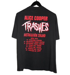 Alice Cooper 1990 Trashes Tour Shirt - Faded AU