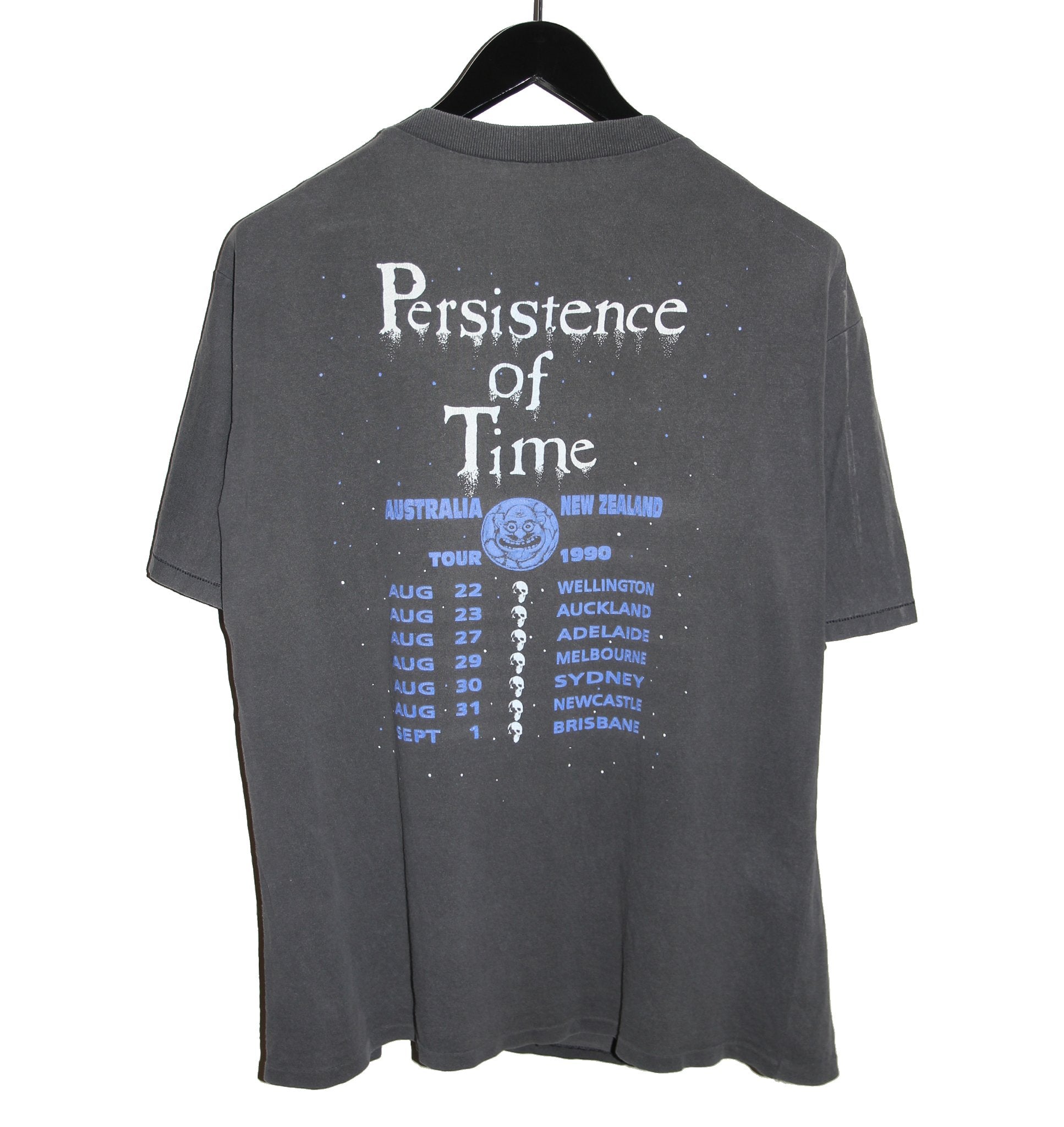 Anthrax 1990 Persistence of Time Tour Shirt - Faded AU