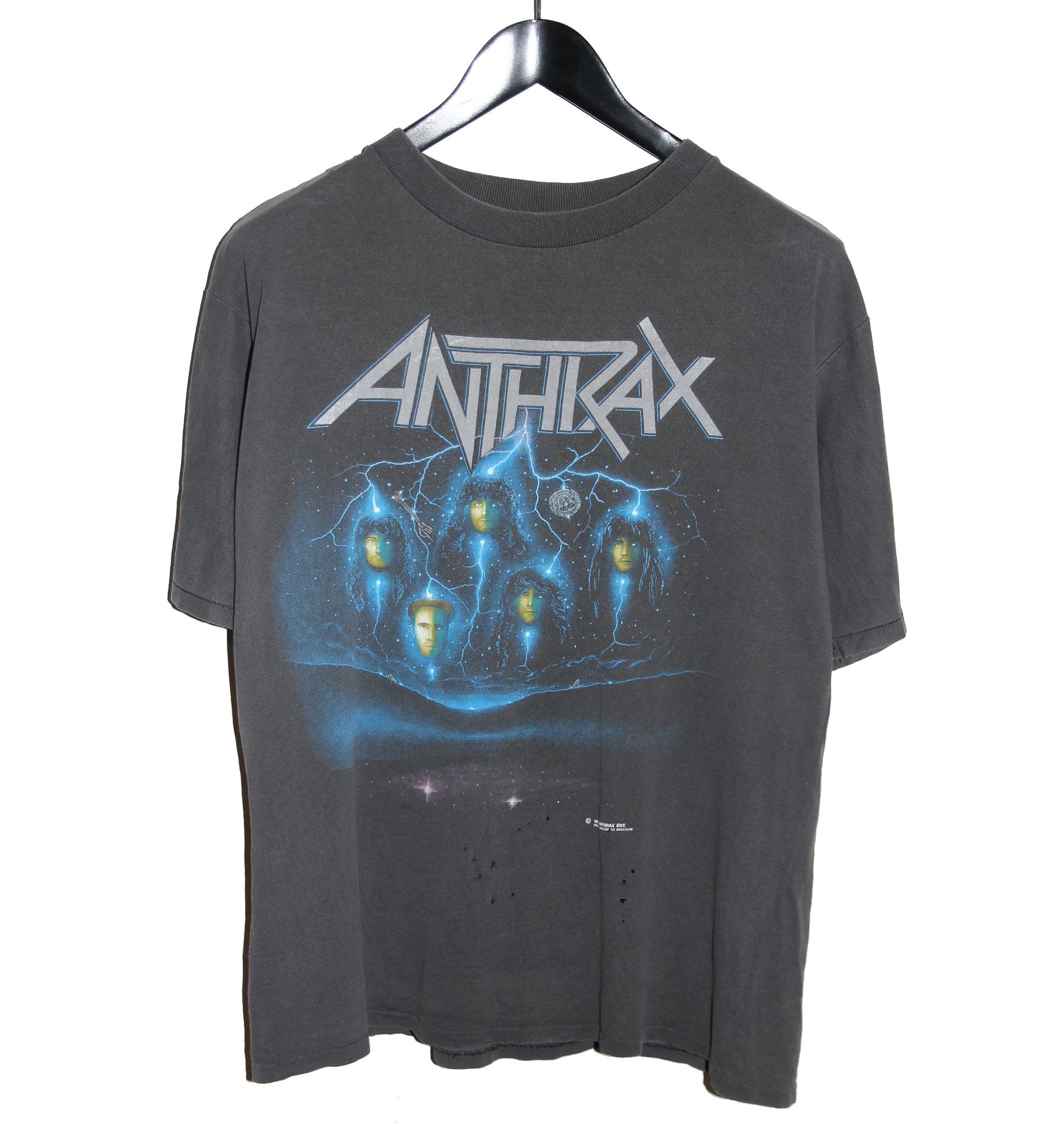 Anthrax 1990 Persistence of Time Tour Shirt - Faded AU