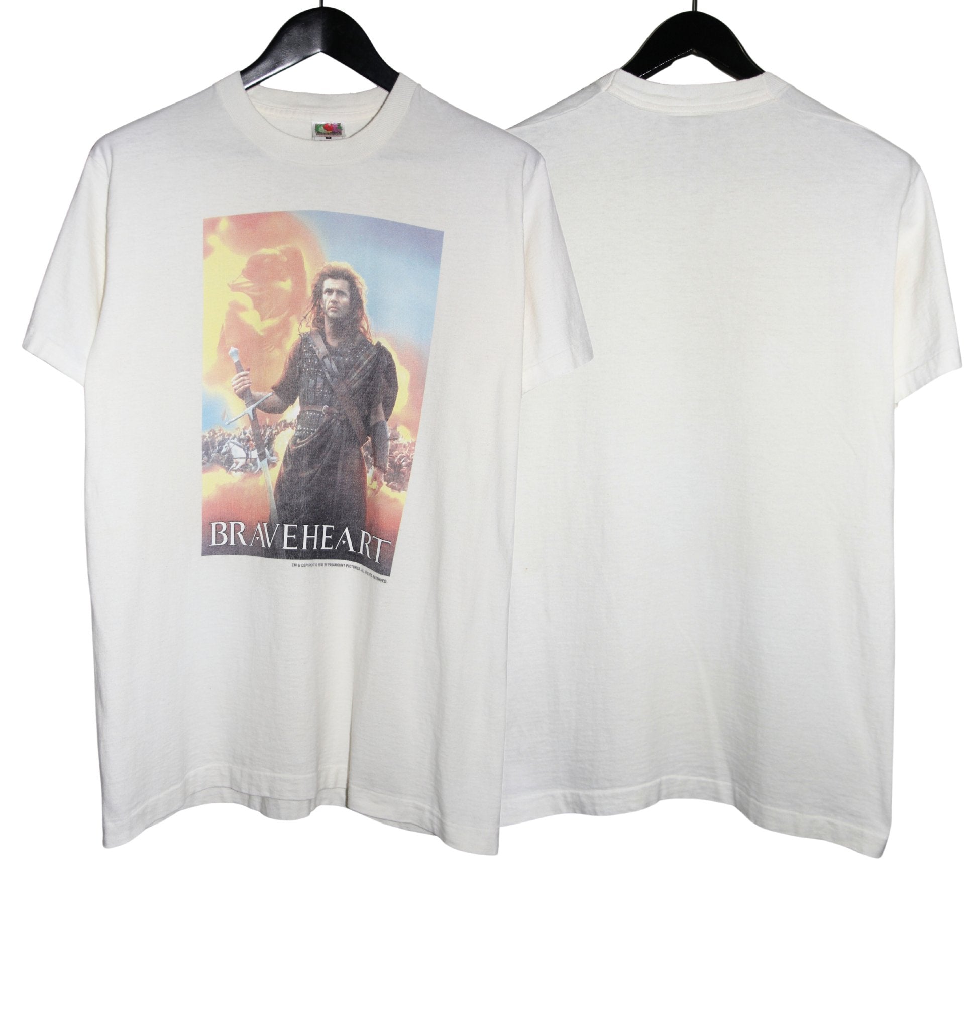 Braveheart 1995 Movie Promo Shirt - Faded AU