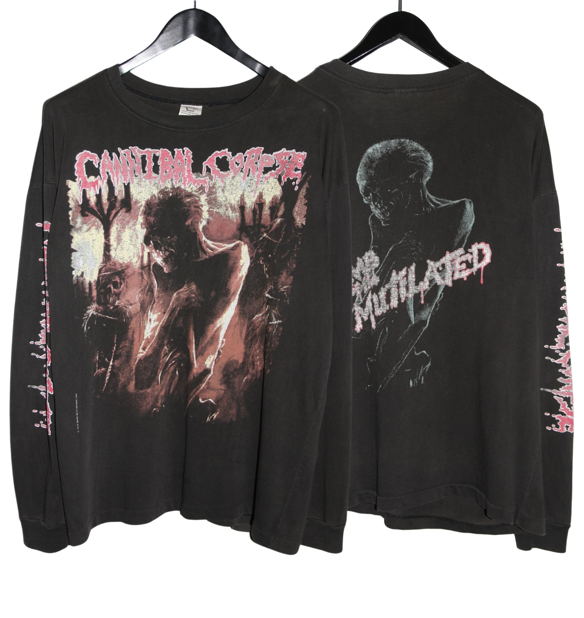 Cannibal Corpse 1992 Tomb of the Mutilated Long Sleeve - Faded AU