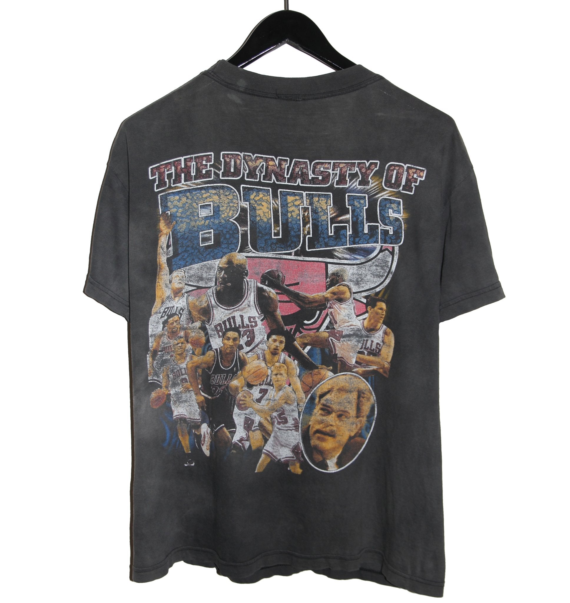 Chicago Bulls 1998 3 - Peat Rap Tee - Faded AU