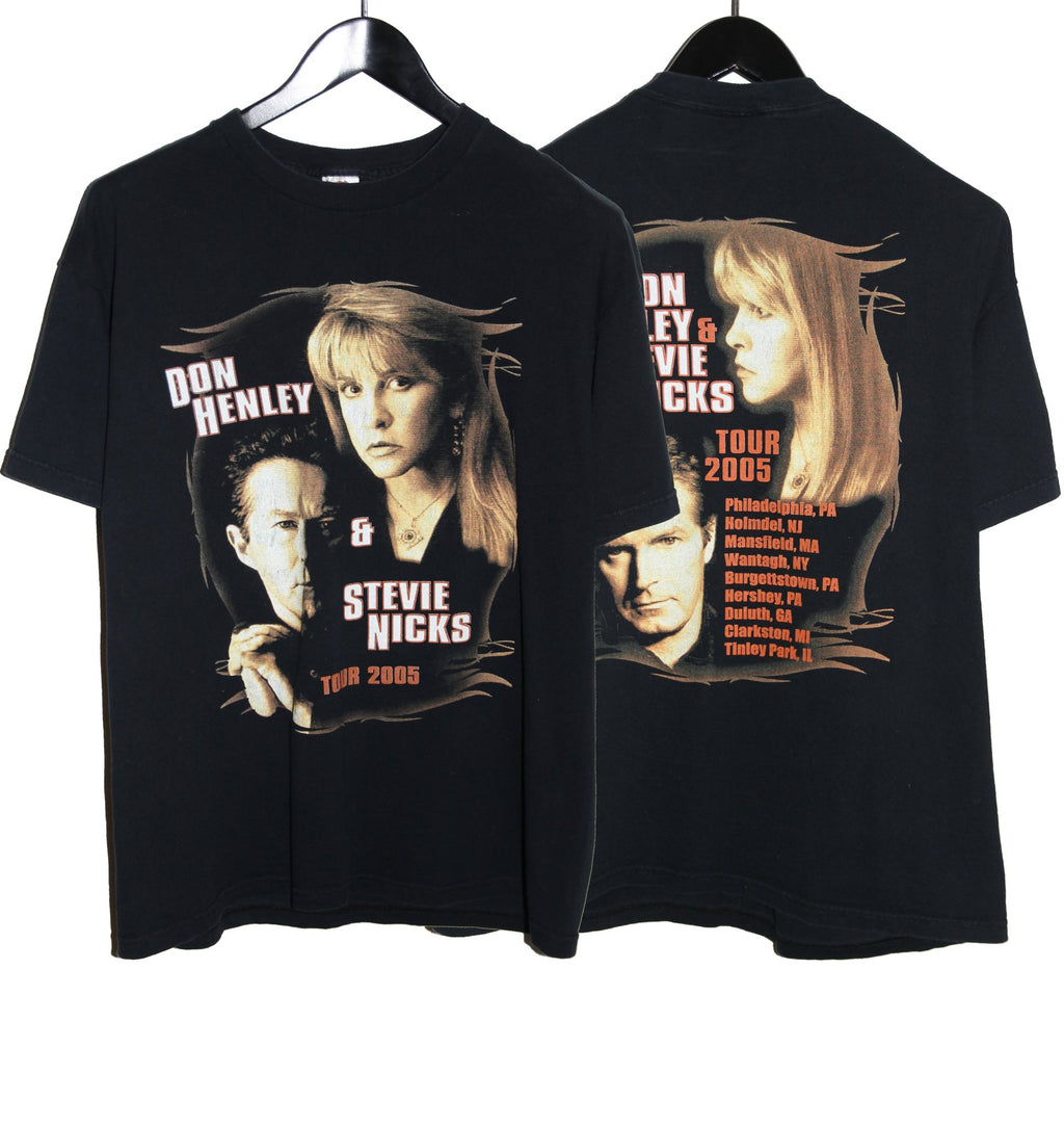 Don Henley & Stevie Nicks 2005 Tour Shirt - Faded AU