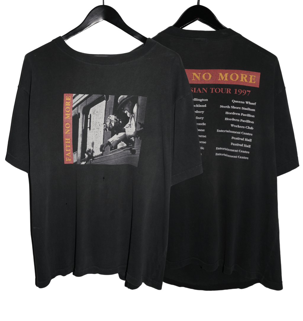 Faith No More 1997 Australisian Tour Shirt - Faded AU