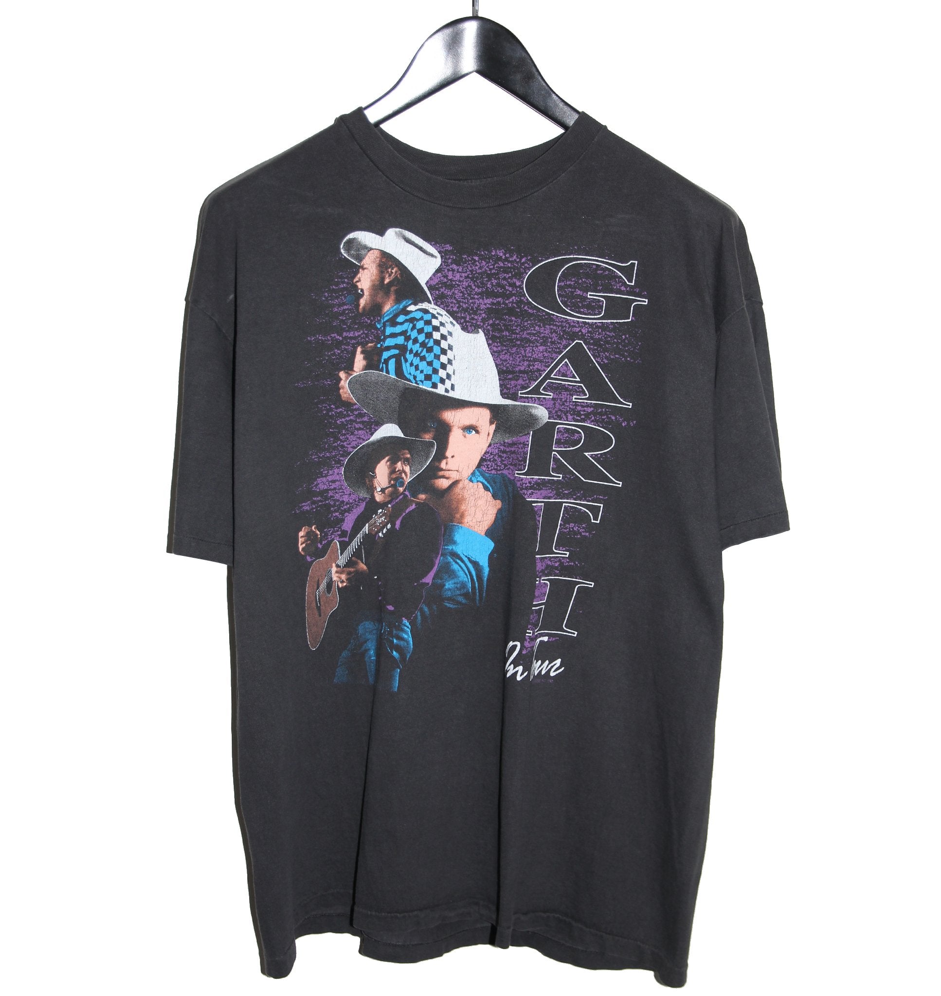 Garth Brooks 1992 On Tour Shirt - Faded AU