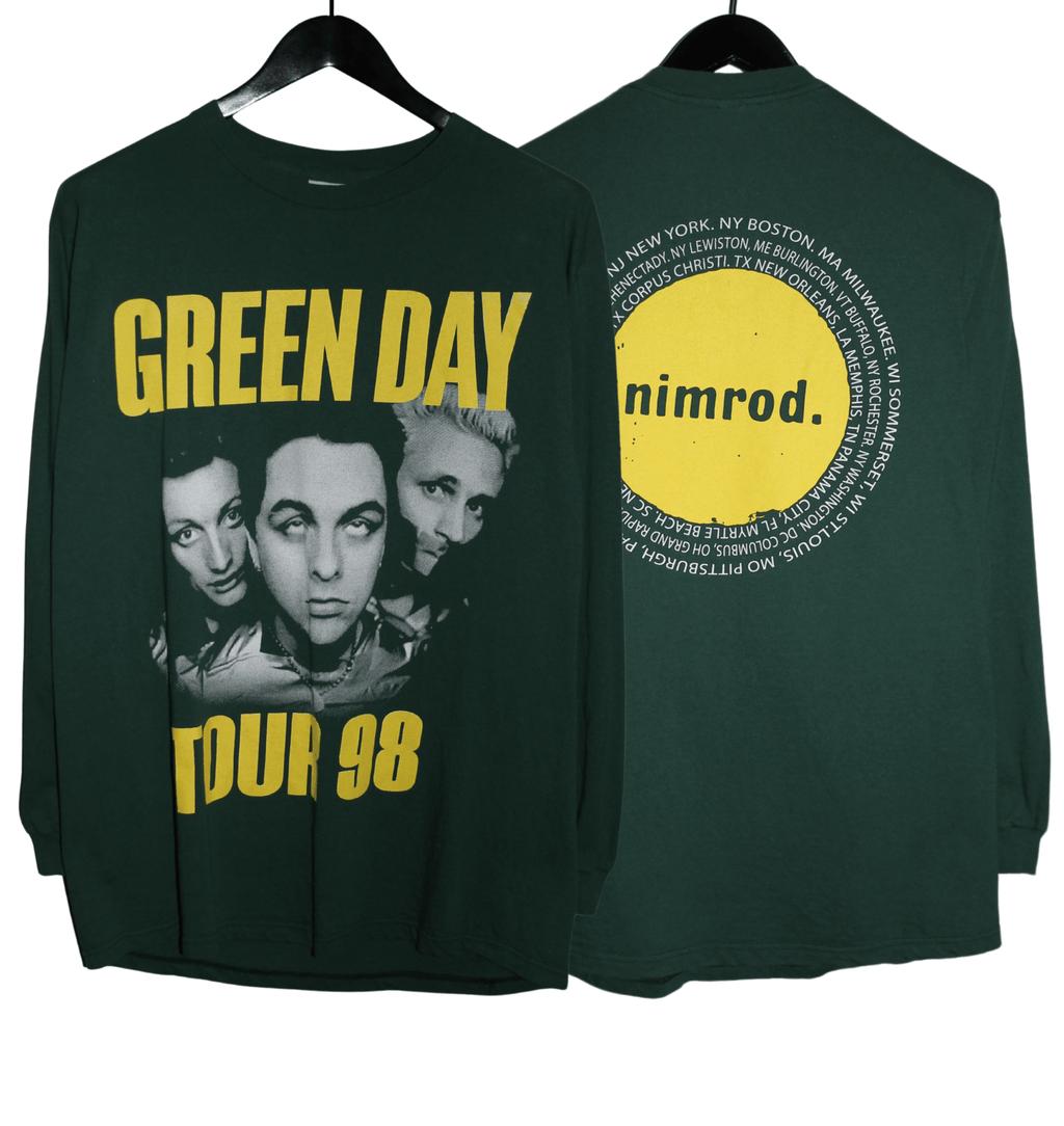 Green Day 1998 Nimrod Tour Long Sleeve - Faded AU