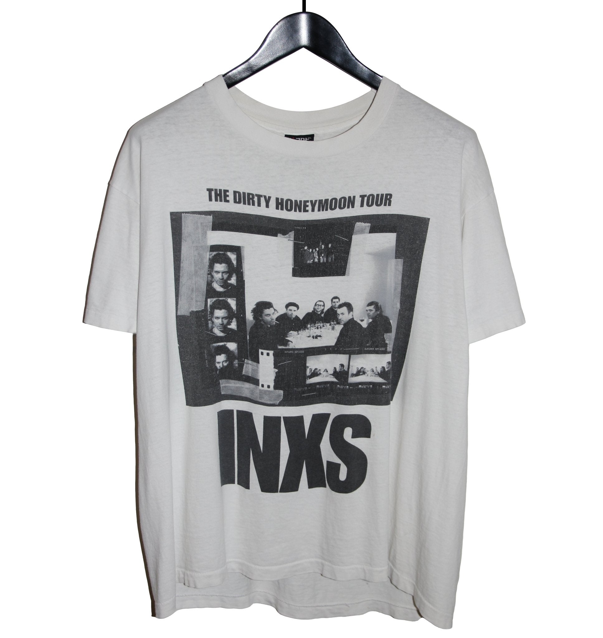 INXS 1993 The Dirty Honeymoon Tour Shirt - Faded AU