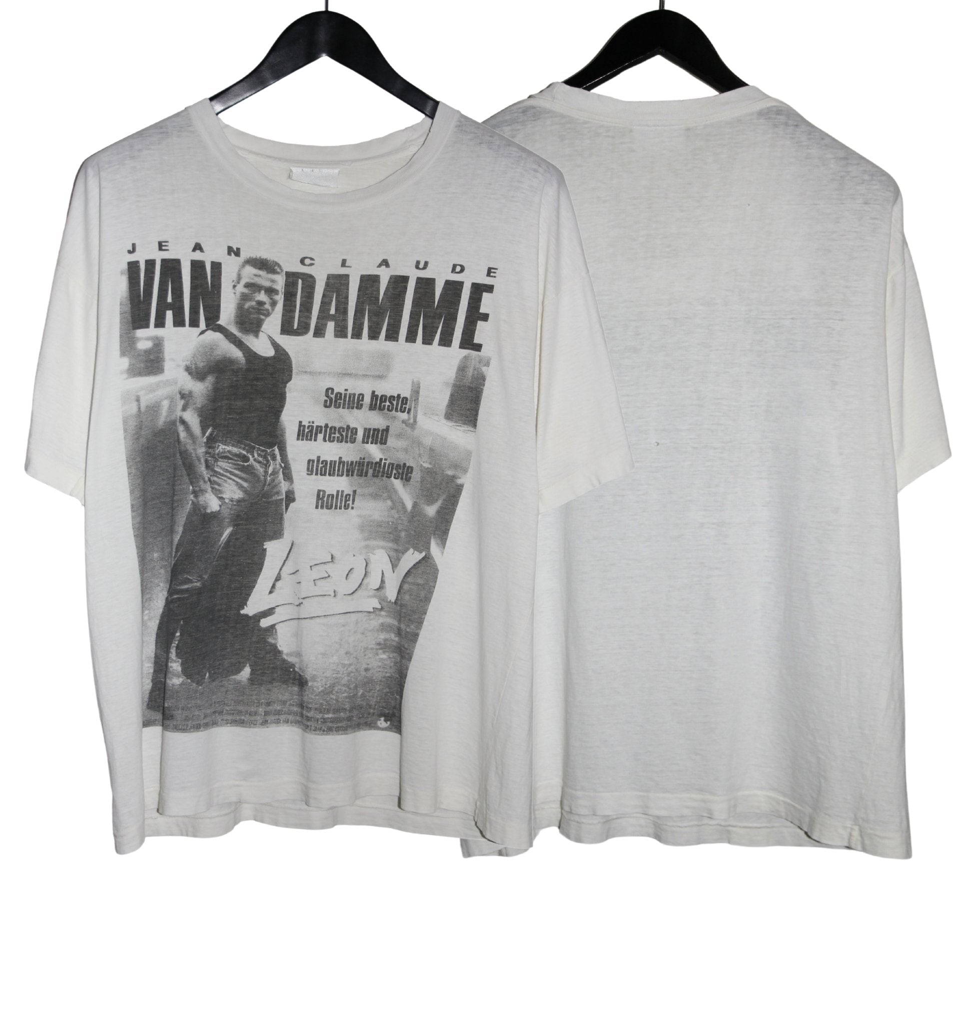 Jean Claude Van Damme 1990 Lionheart Movie Promo Shirt - Faded AU