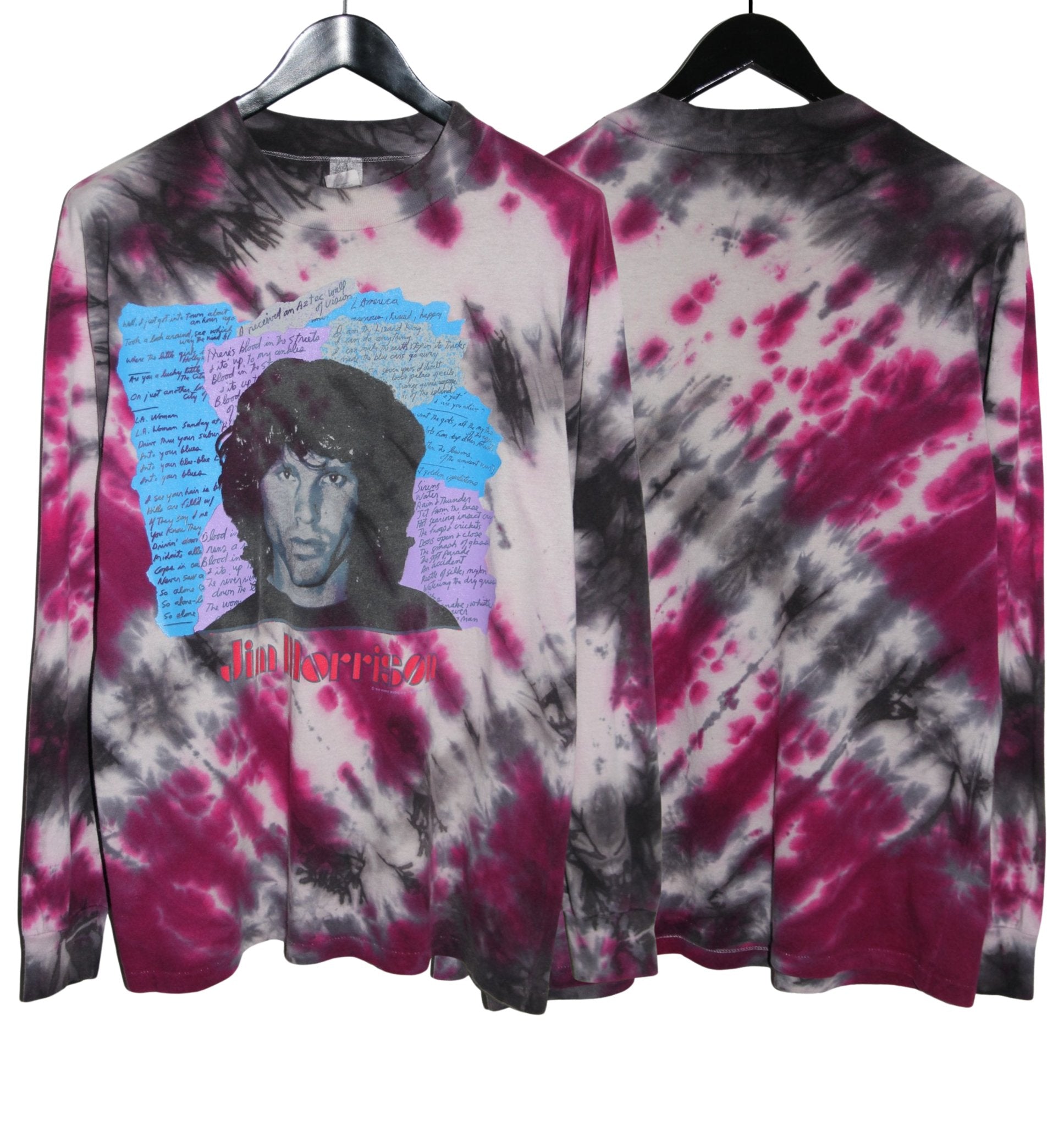 Jim Morrison 1990 Tie Dye Long Sleeve - Faded AU