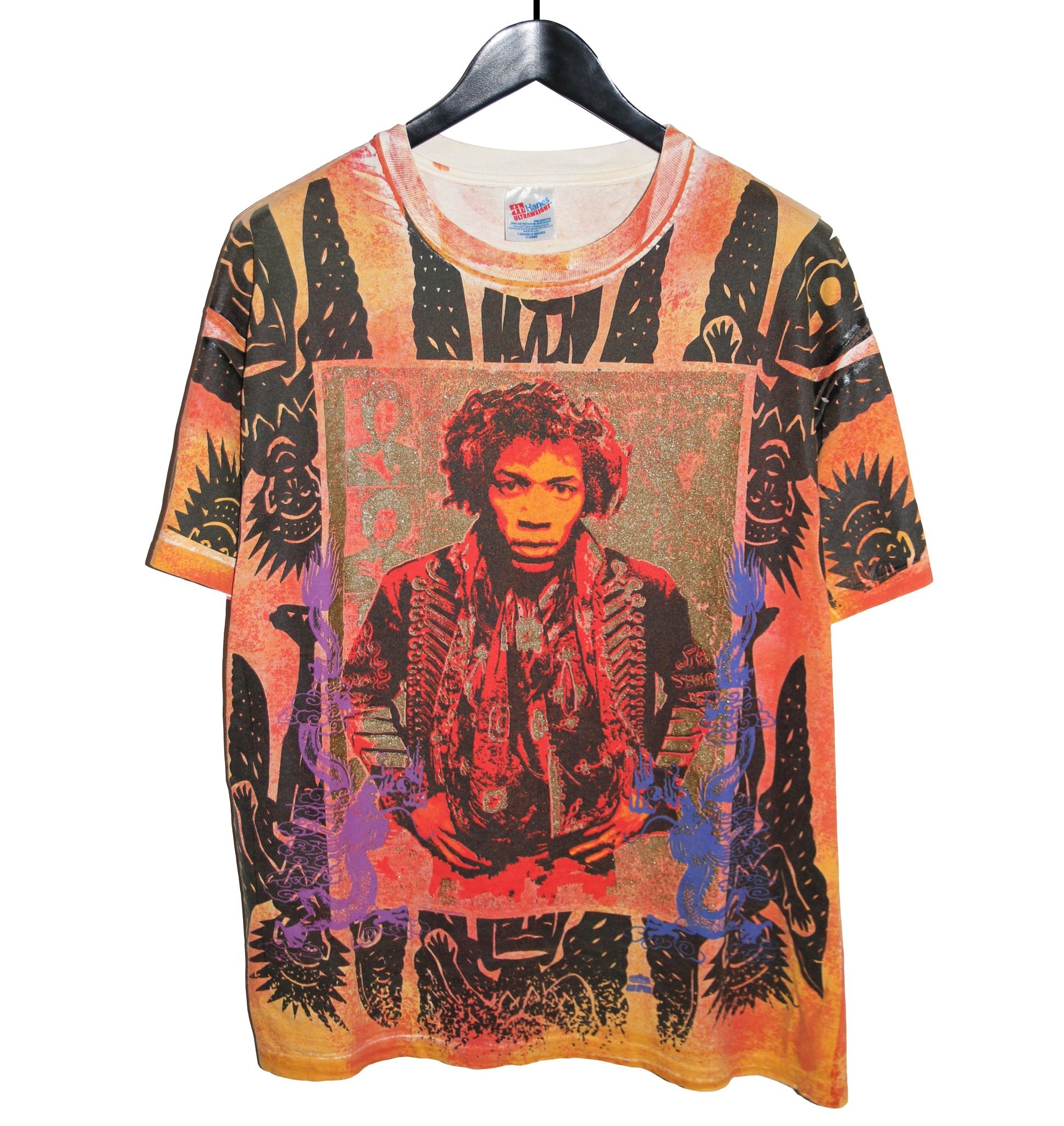 Jimi Hendrix 90's Michael Rayas Shirt - Faded AU