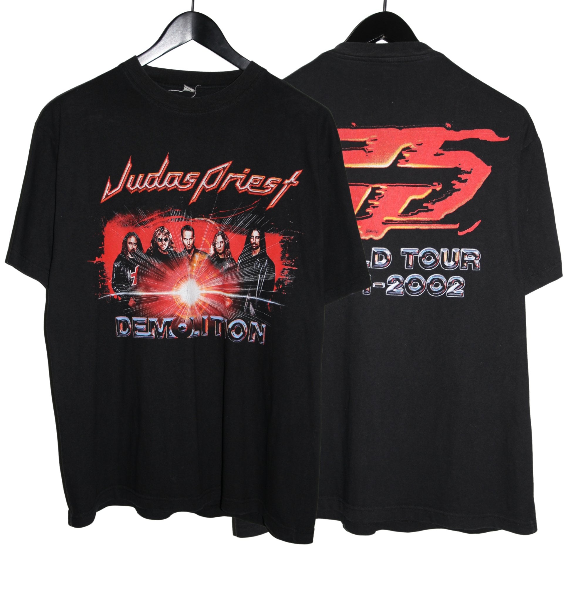 Judas Priest 2001 Demolition World Tour Shirt - Faded AU