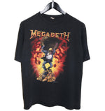 Megadeth 1991 Oxidation Of The Nations World Tour Shirt - Faded AU