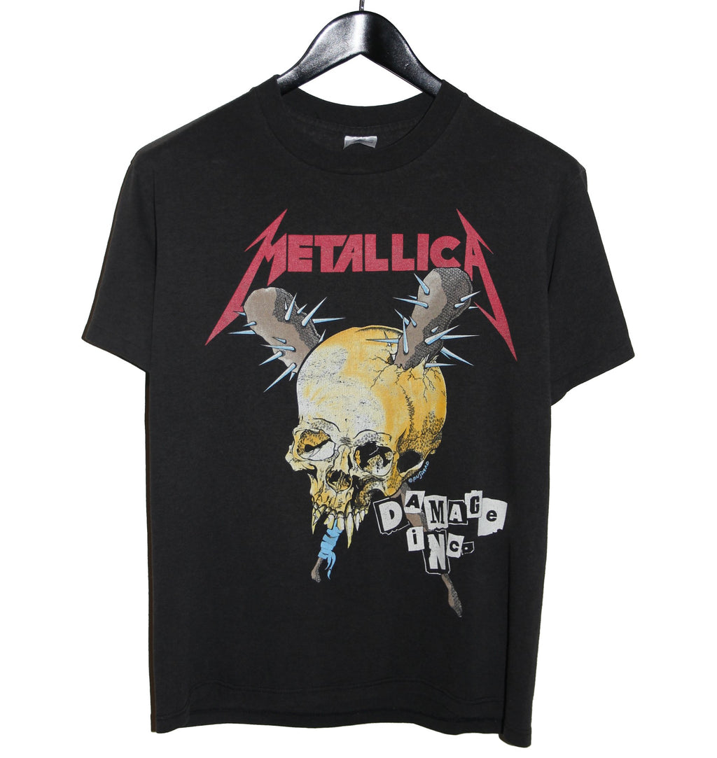 Metallica 1987 Pushead Damage Inc. Shirt - Faded AU