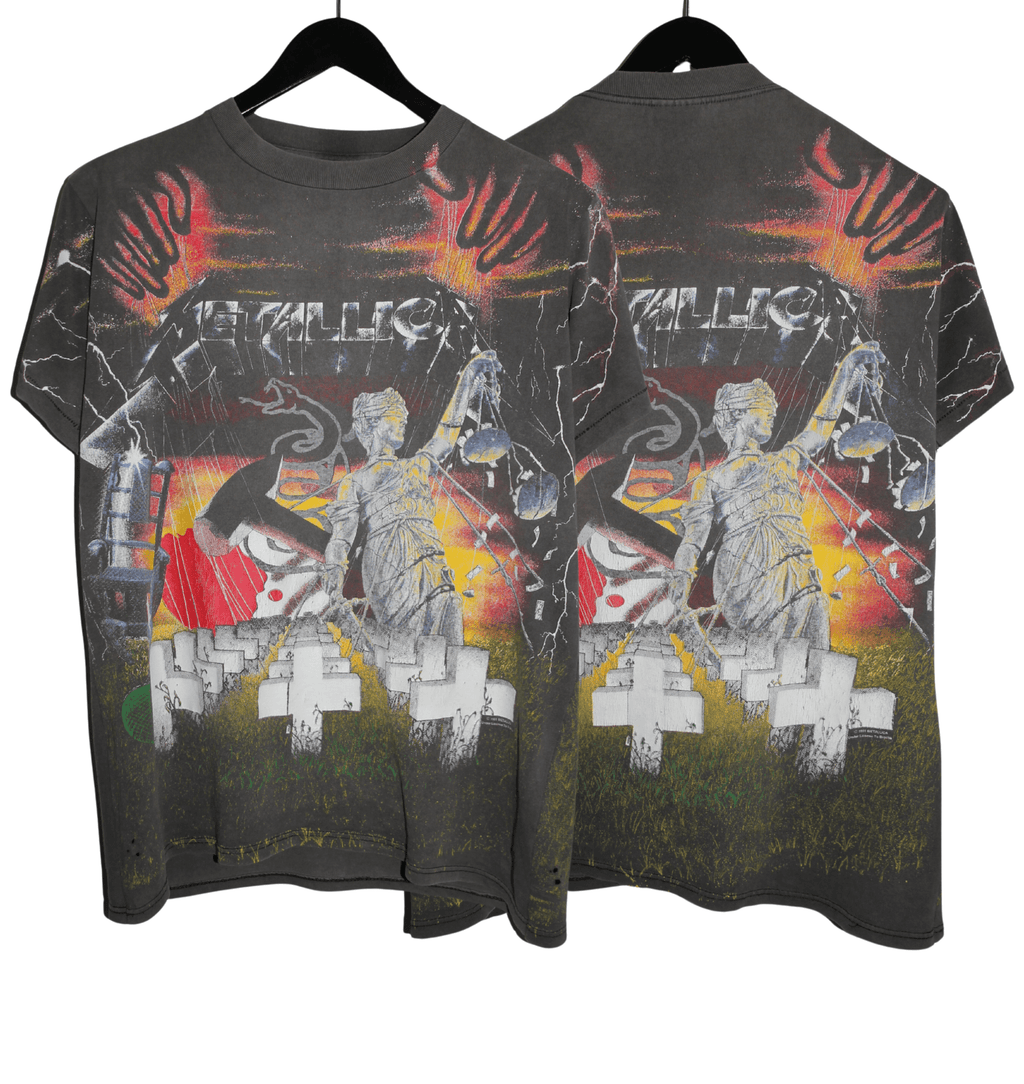 Metallica 1991 All Over Print Shirt - Faded AU