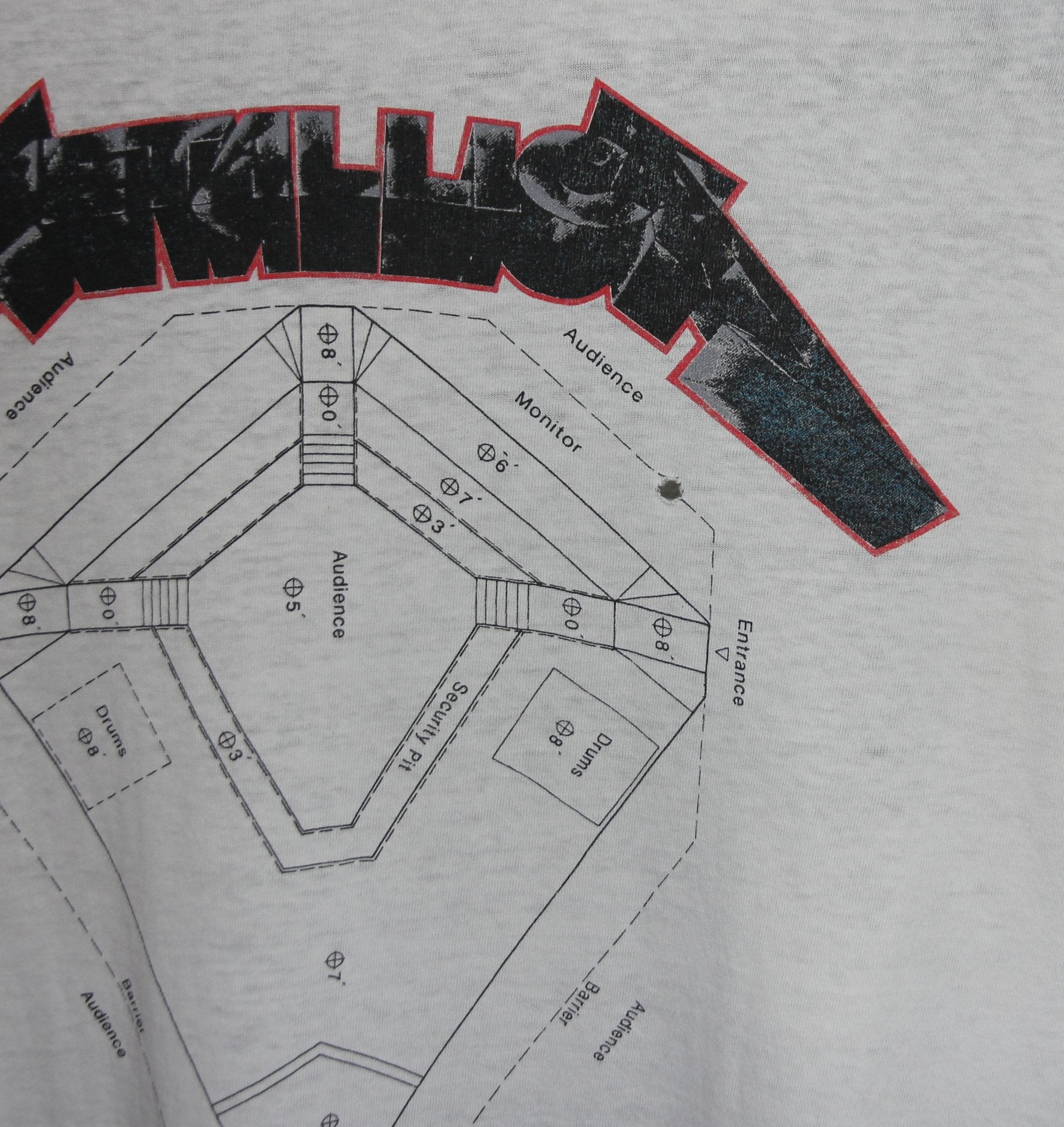 Metallica 1991 Wherever I May Roam Tour Shirt - Faded AU