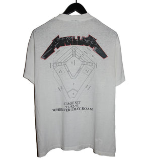 Metallica 1991 Wherever I May Roam Tour Shirt - Faded AU