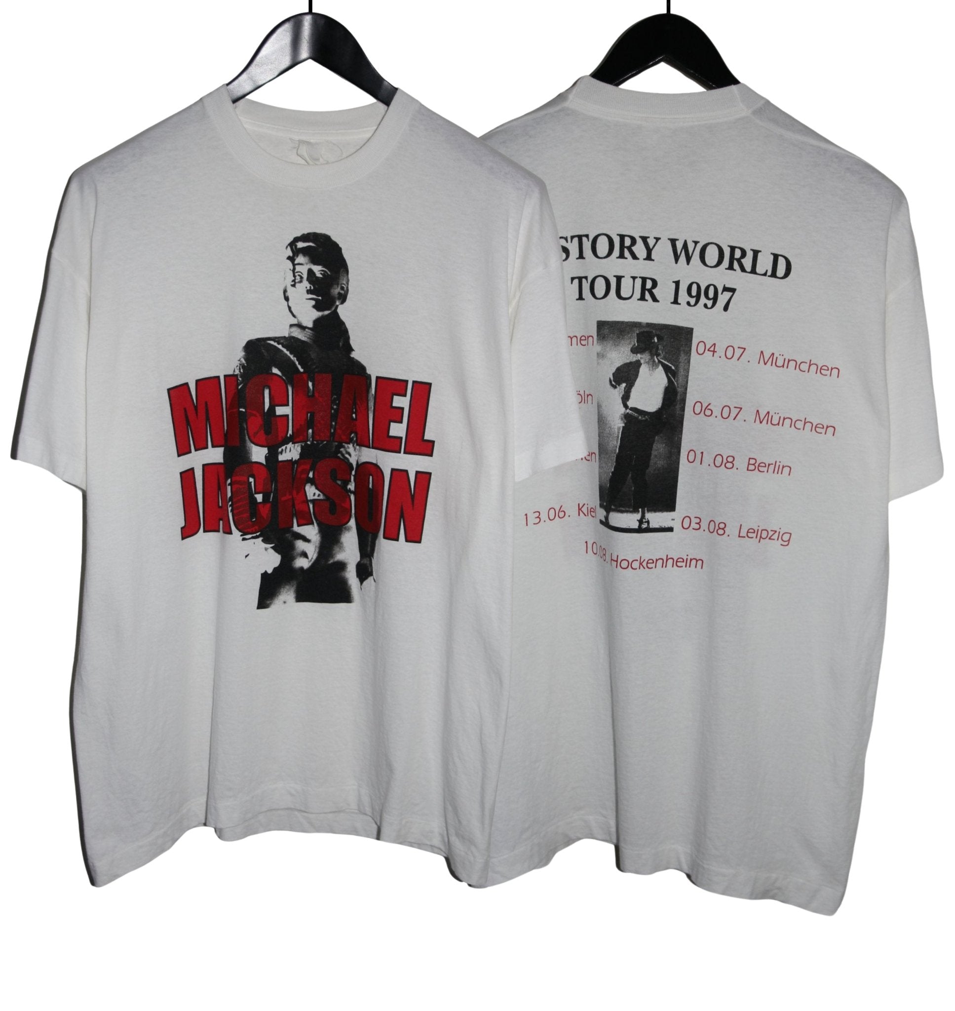 Michael Jackson 1997 History World Tour Shirt - Faded AU