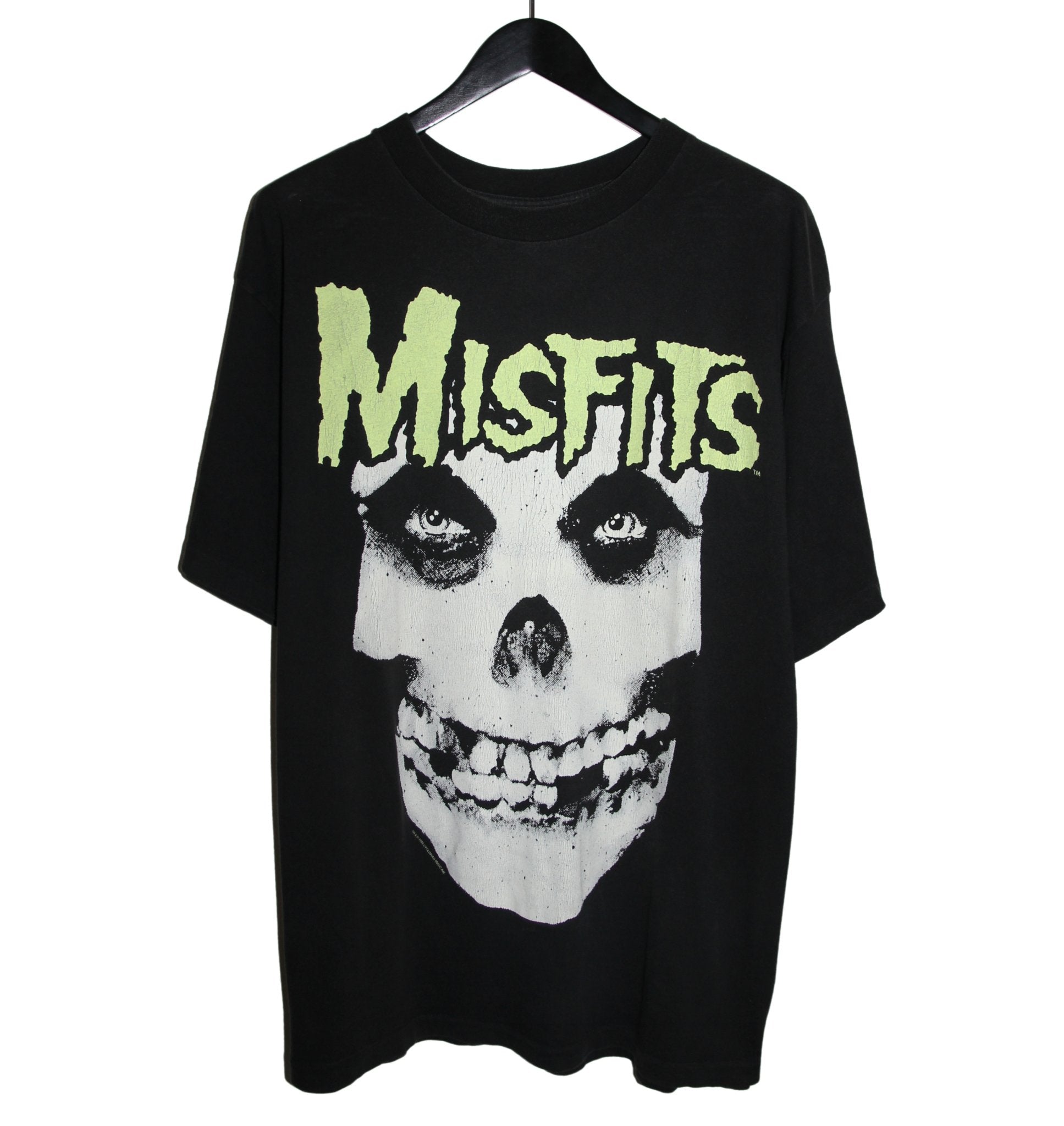 Misfits 1996 Crimson Ghost *Glow In The Dark* East Coast Tour Shirt - Faded AU