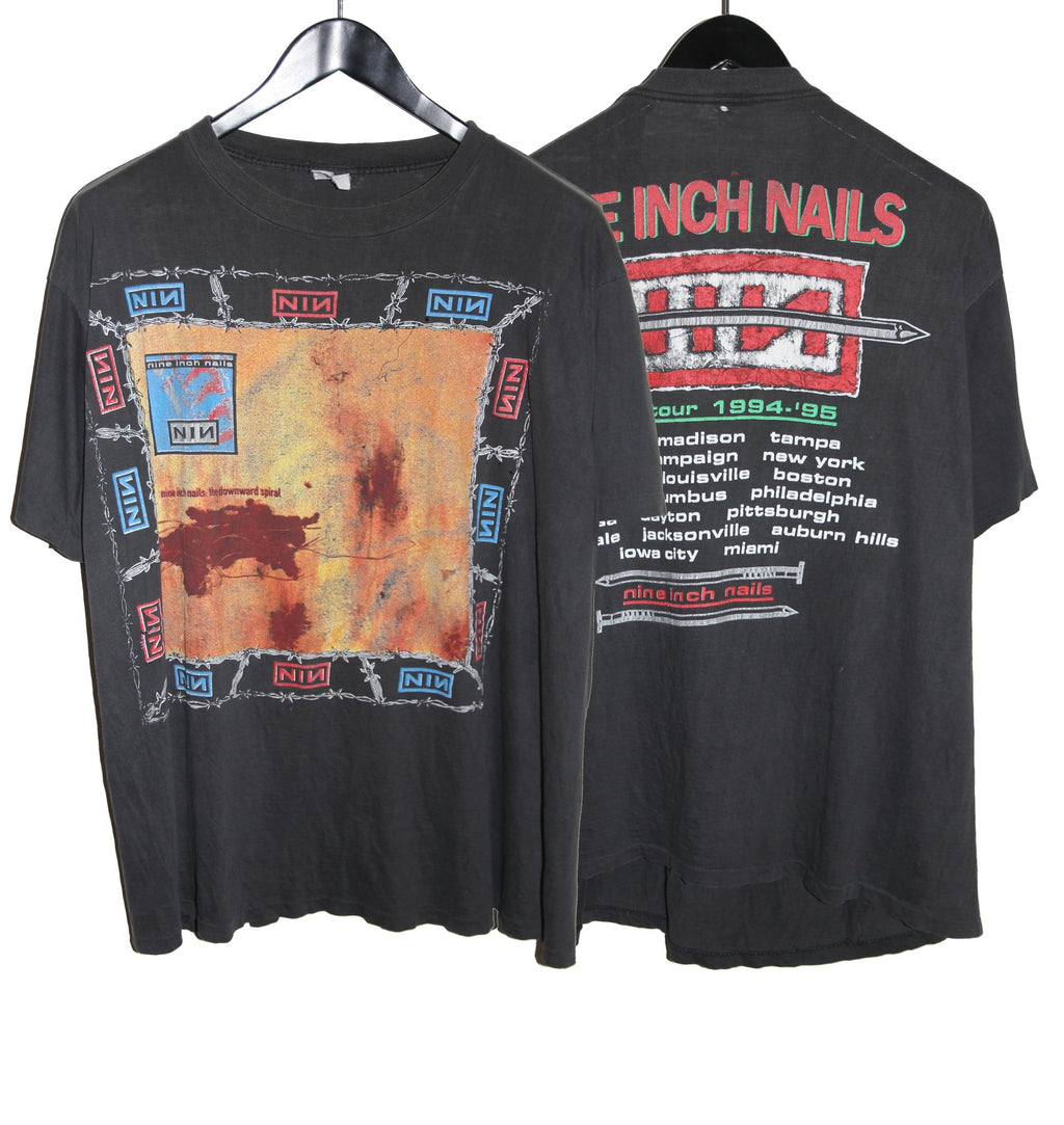 Nine Inch Nails 1994 The Downward Spiral Tour Shirt - Faded AU