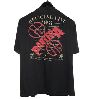 Pantera 1998 101 Proof Tour Shirt - Faded AU