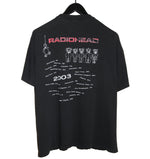 Radiohead 2003 US Tour Shirt - Faded AU