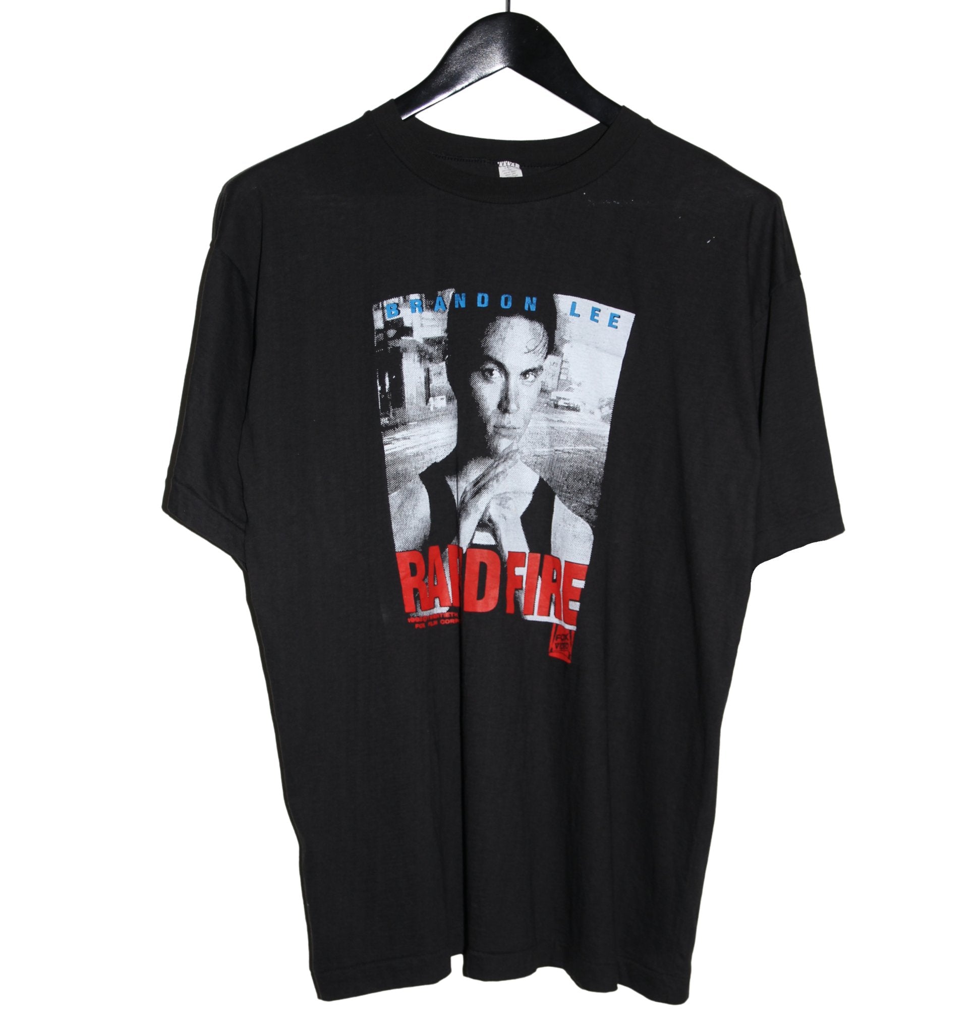 Rapid Fire 1992 Brandon Lee Movie Promo Shirt - Faded AU