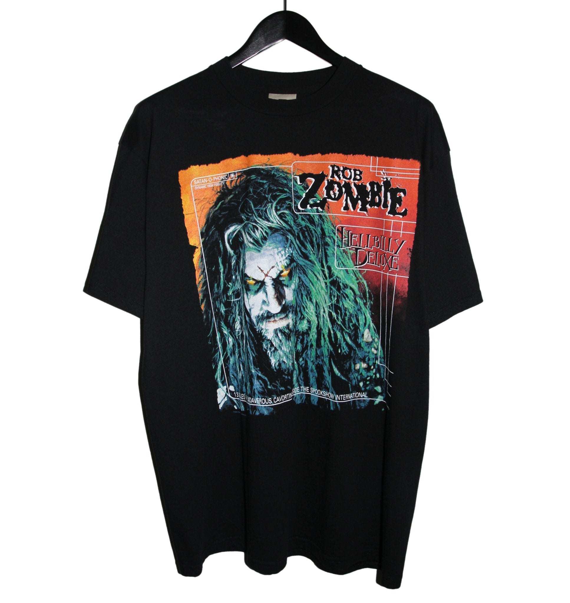 Rob Zombie 1998 Hellbilly Deluxe Album Shirt - Faded AU