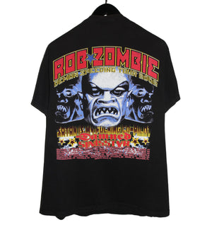 Rob Zombie 2002 Demon Speeding Tour Shirt - Faded AU