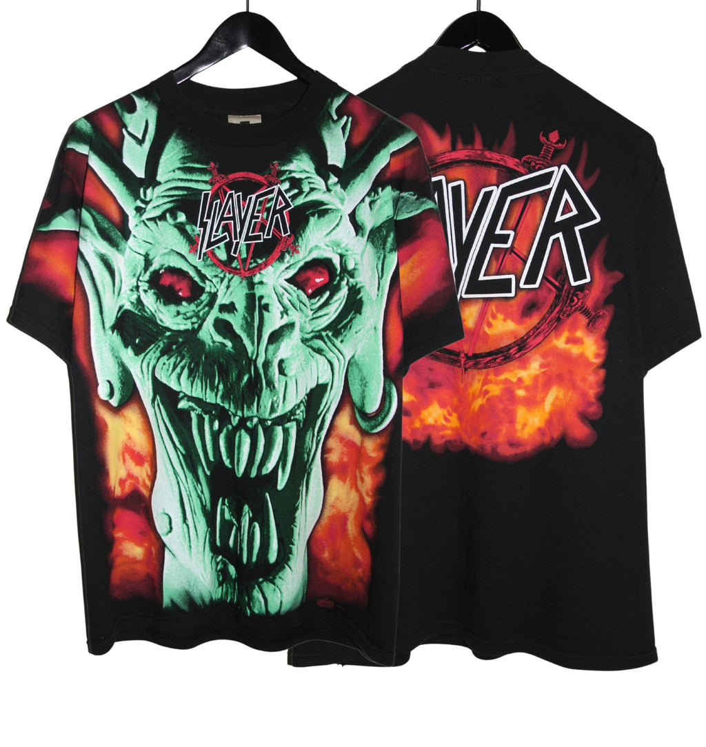 Slayer 1996 All Over Print Shirt - Faded AU