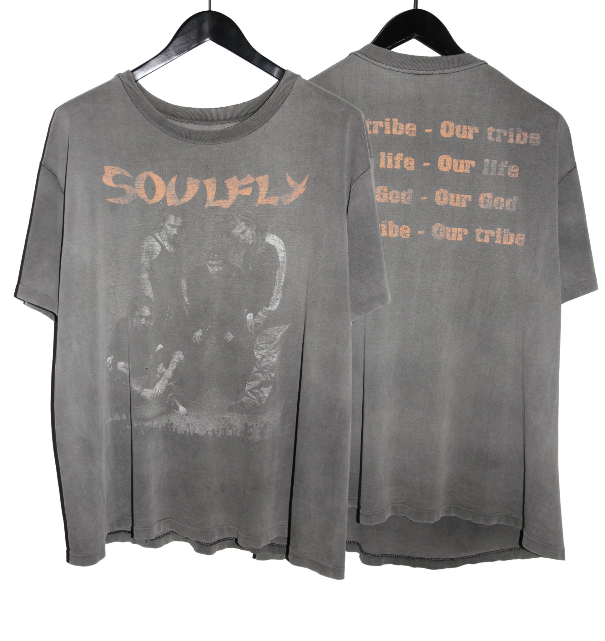 Soulfly 1998 Tribe Shirt - Faded AU