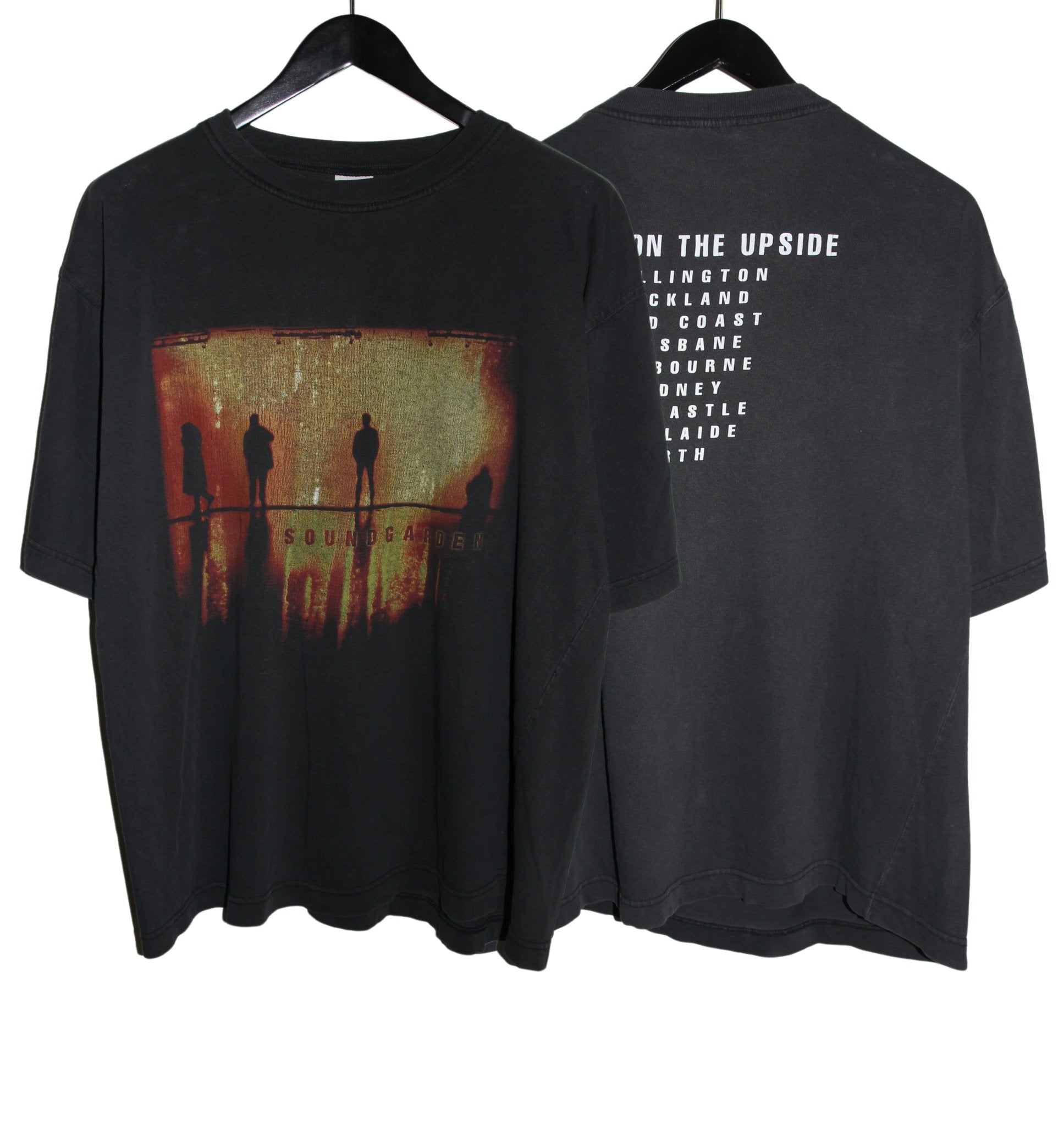 Soundgarden 1996 Down on the Upside Australia & New Zealand Tour Shirt - Faded AU