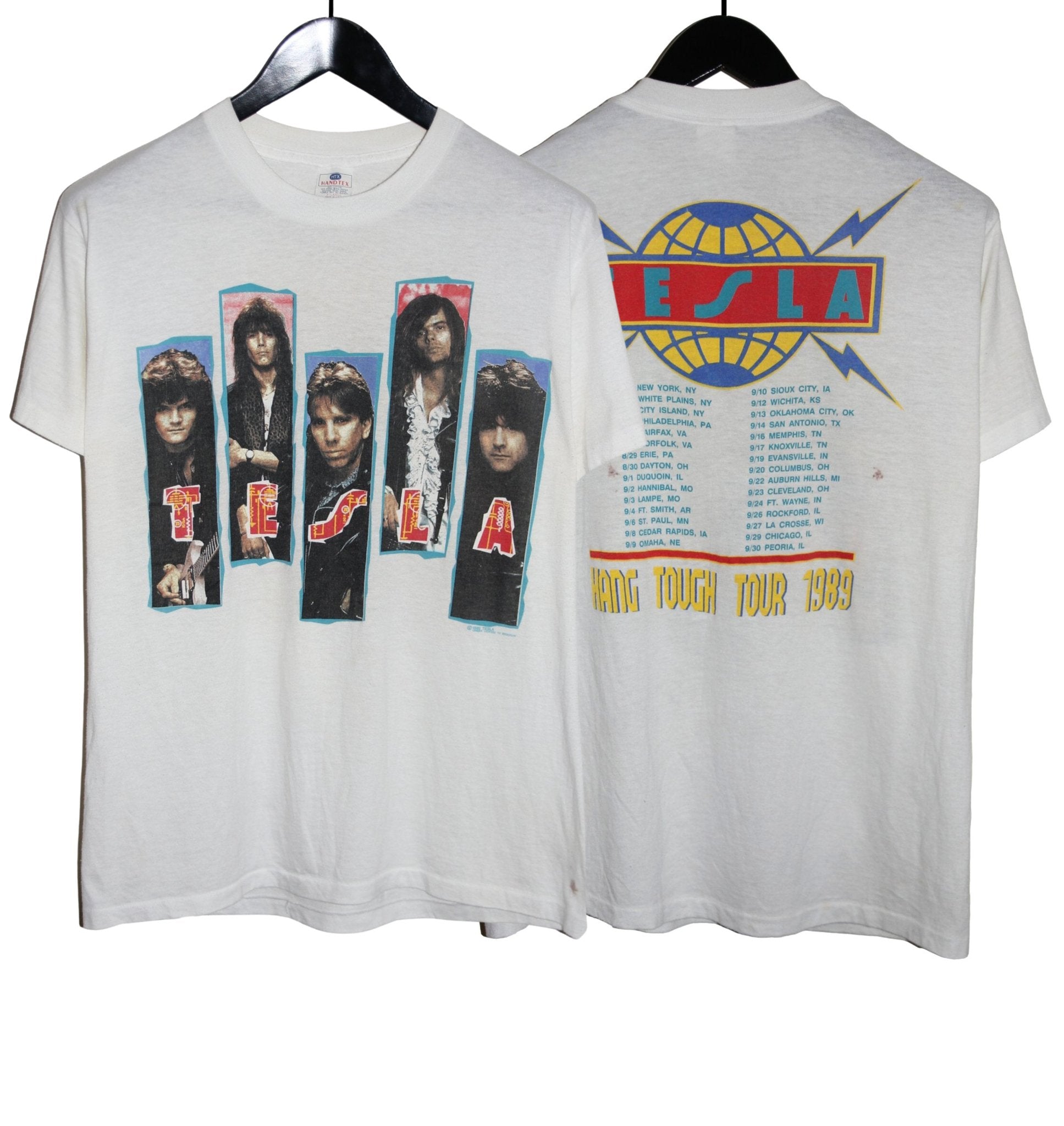 Tesla 1989 Hang Through Tour Shirt - Faded AU