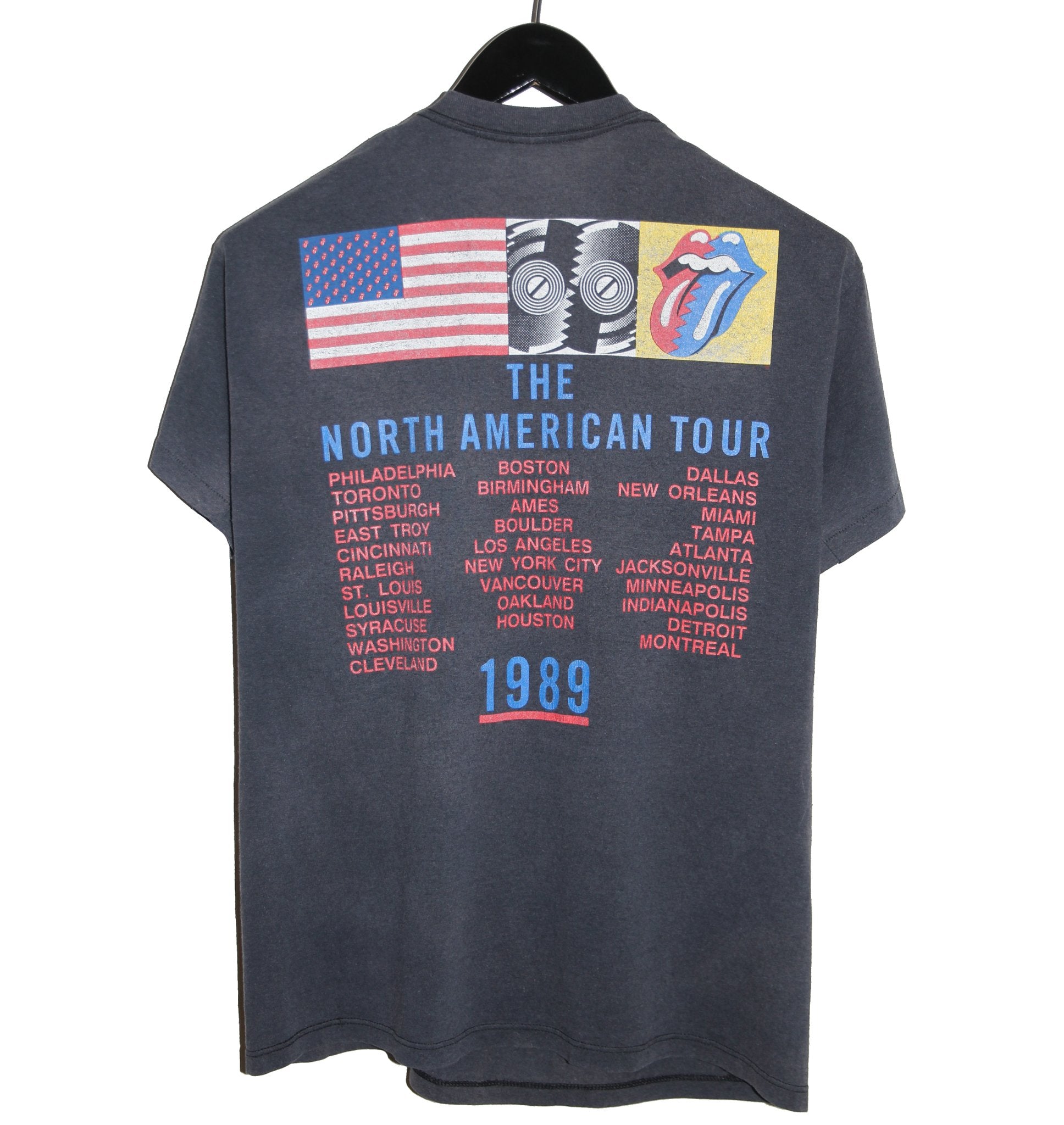 The Rolling Stones 1989 North American Tour Shirt - Faded AU