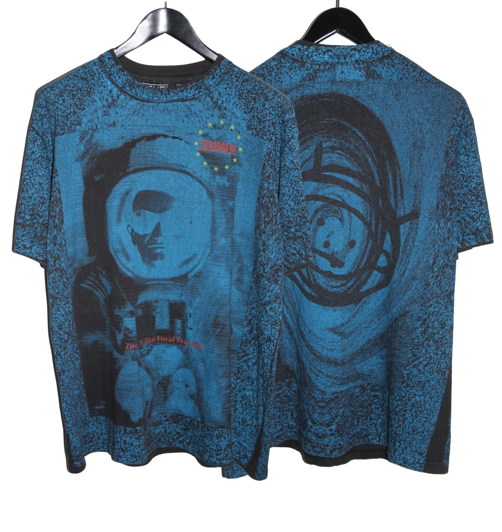 U2 1993 Zooropa All Over Print Shirt - Faded AU