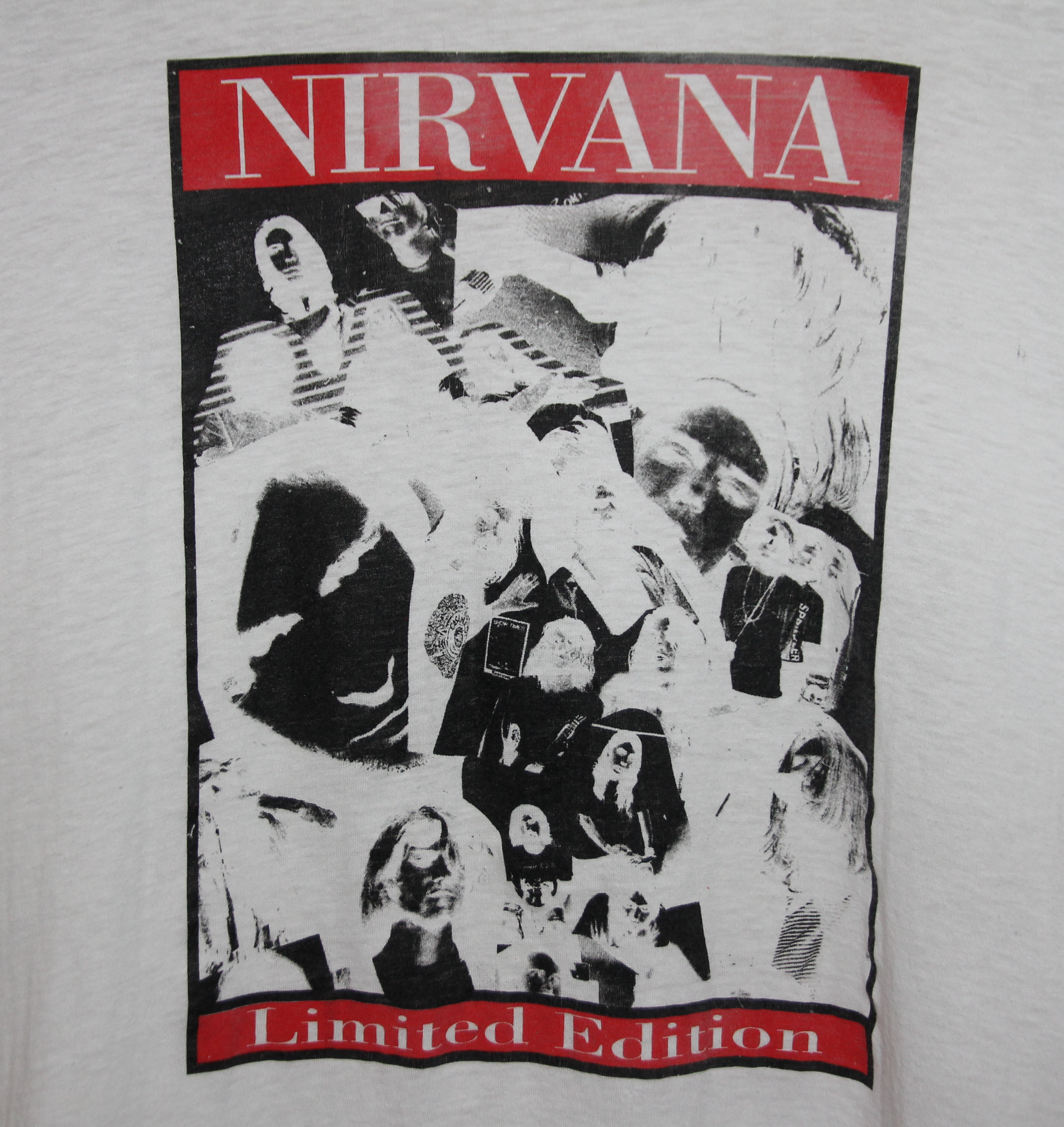 Nirvana 1992 Limited Edition Helter Skelter Shirt LARGE