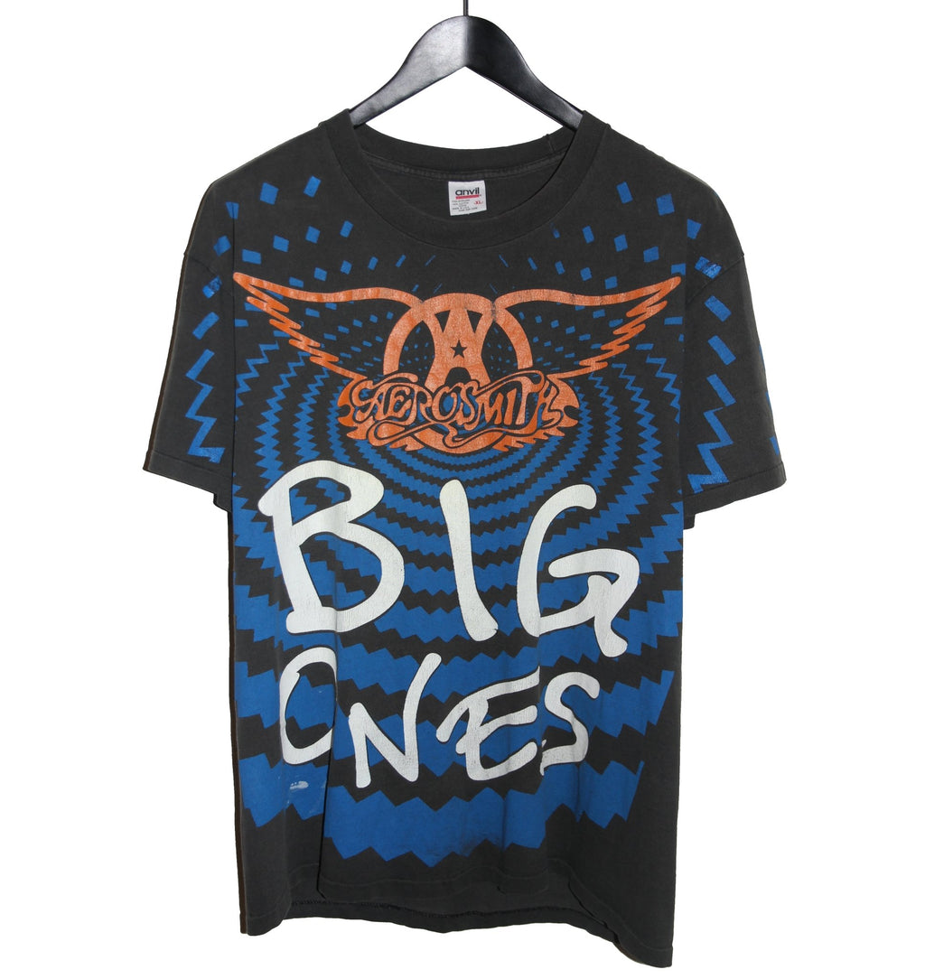 Aerosmith 1994 Big Ones All Over Print Shirt - Faded AU