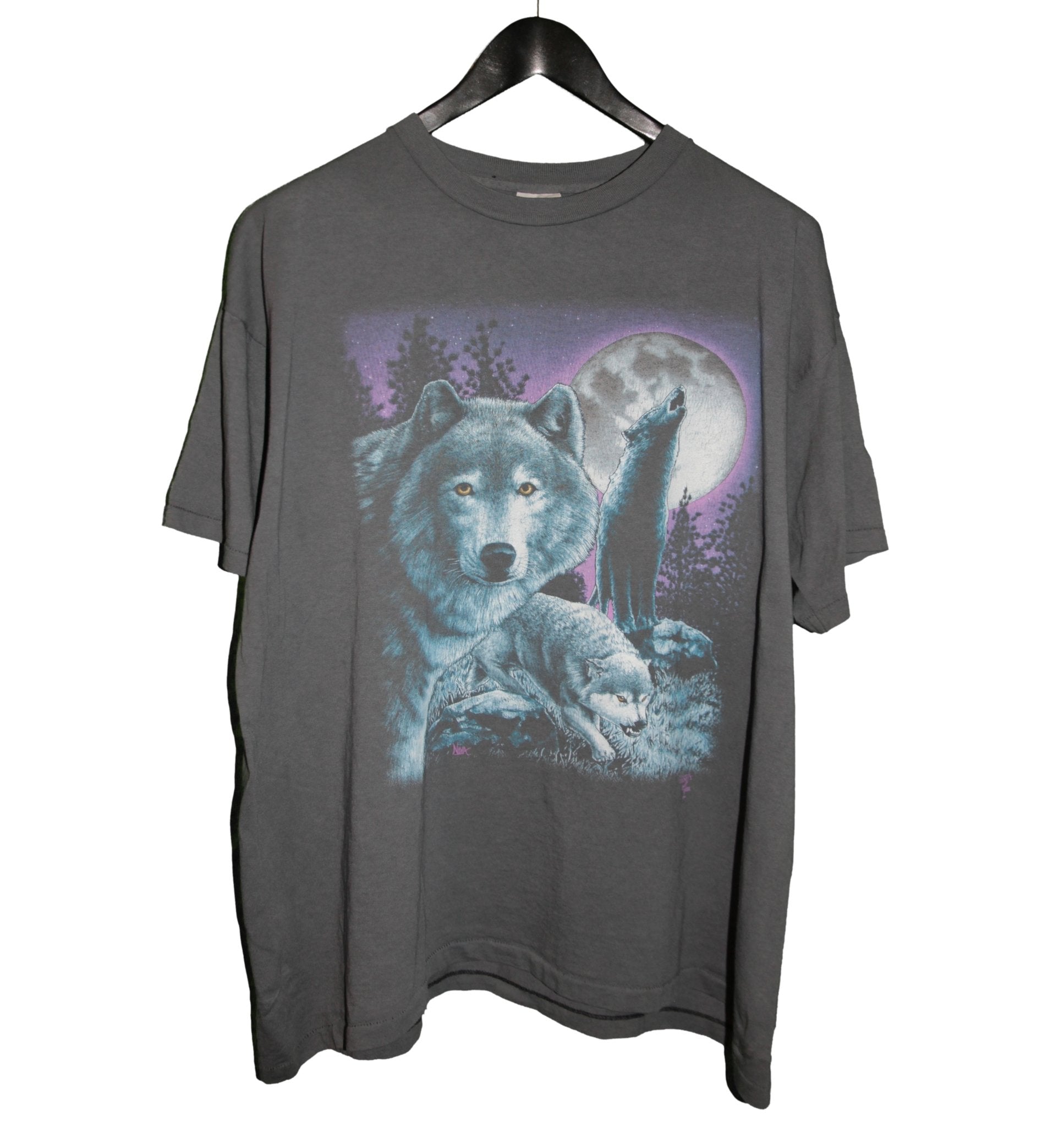 American Native 90s Wolf Pack Shirt - Faded AU