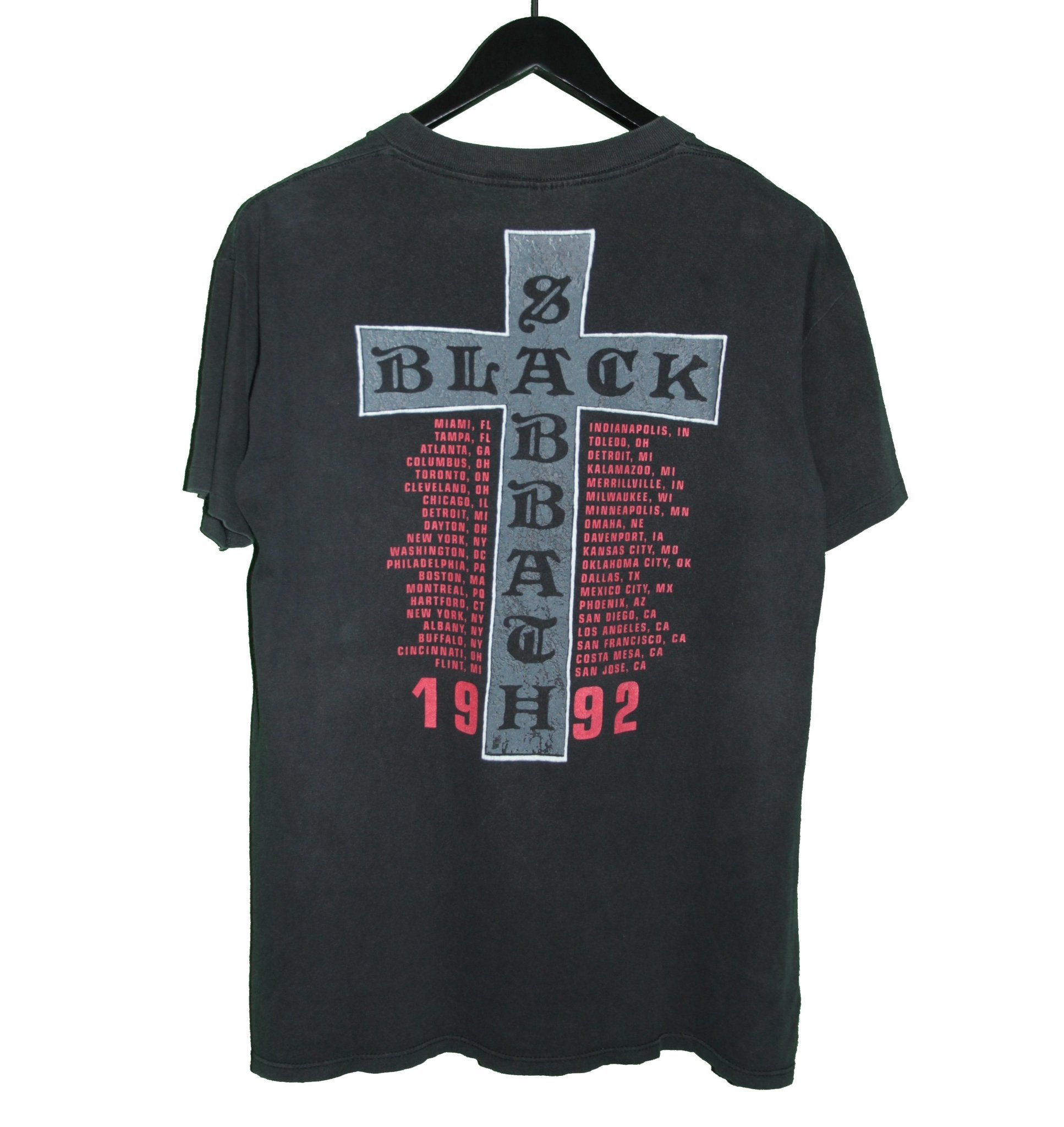 Black Sabbath 1992 Dehumanizer Tour Shirt - Faded AU