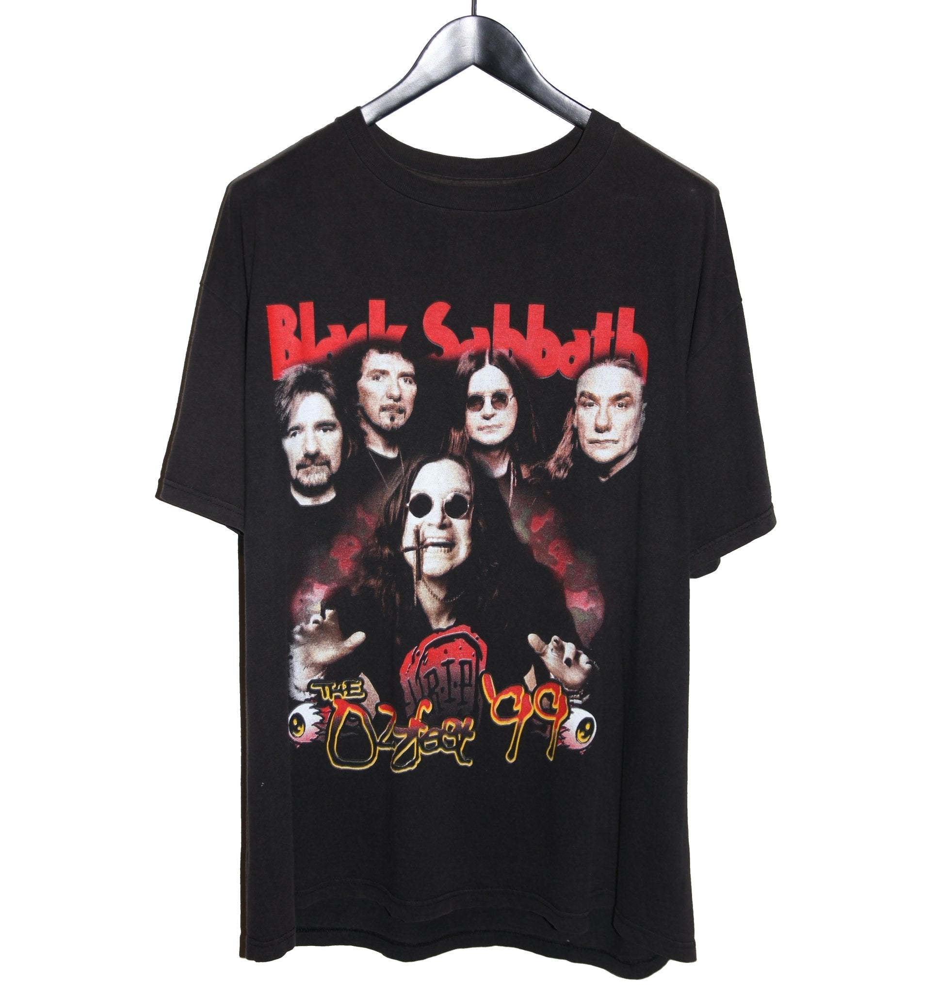 Black Sabbath 1999 Ozzfest Festival Shirt - Faded AU