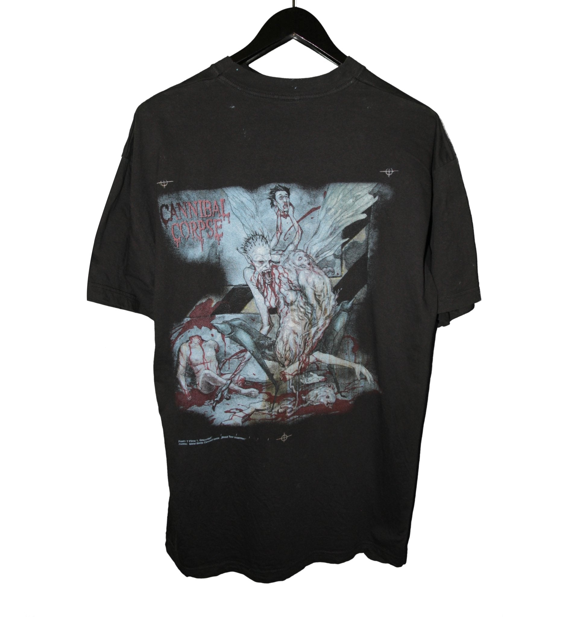 Cannibal Corpse 1999 Unleashing The Bloodthirsty Shirt - Faded AU