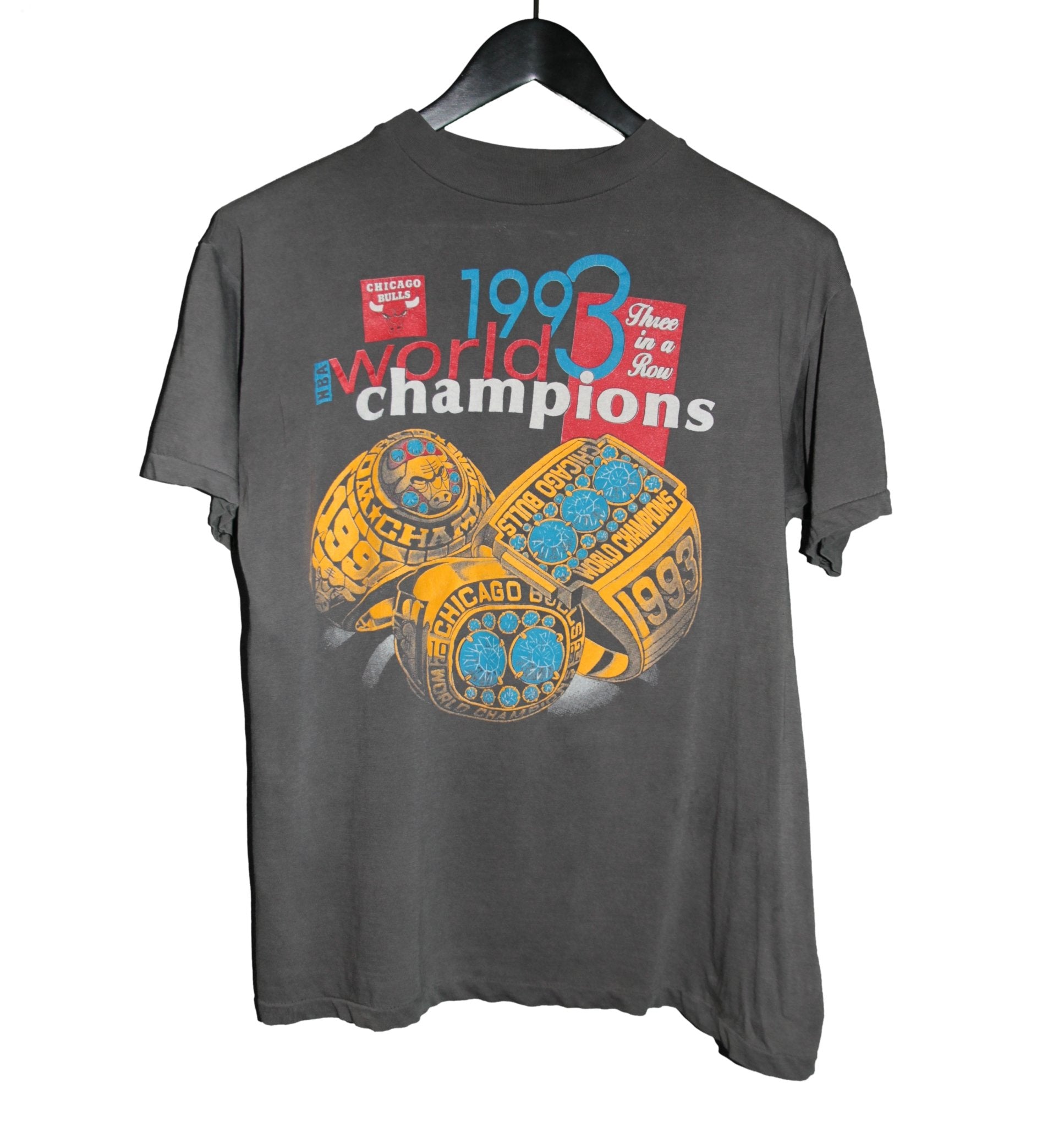 Chicago Bulls 1993 Championship Shirt - Faded AU