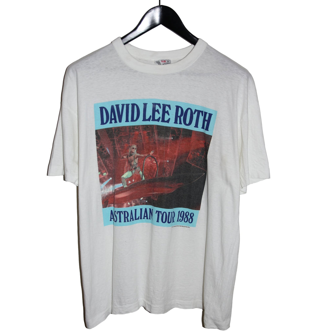 David Lee Roth 1988 Australian Tour Shirt - Faded AU